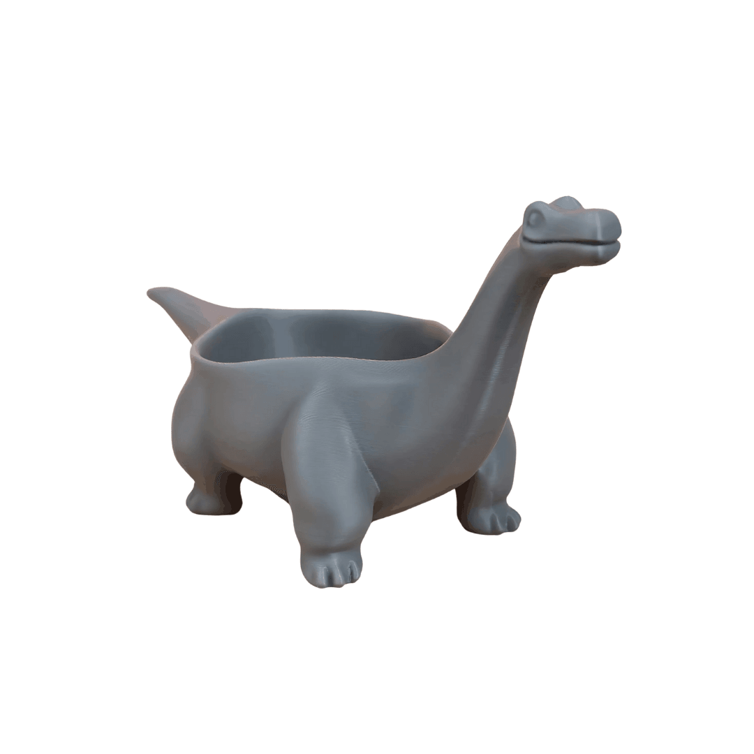 Brontosaurus Saksı – Şık Dekoratif Bitki Kabı