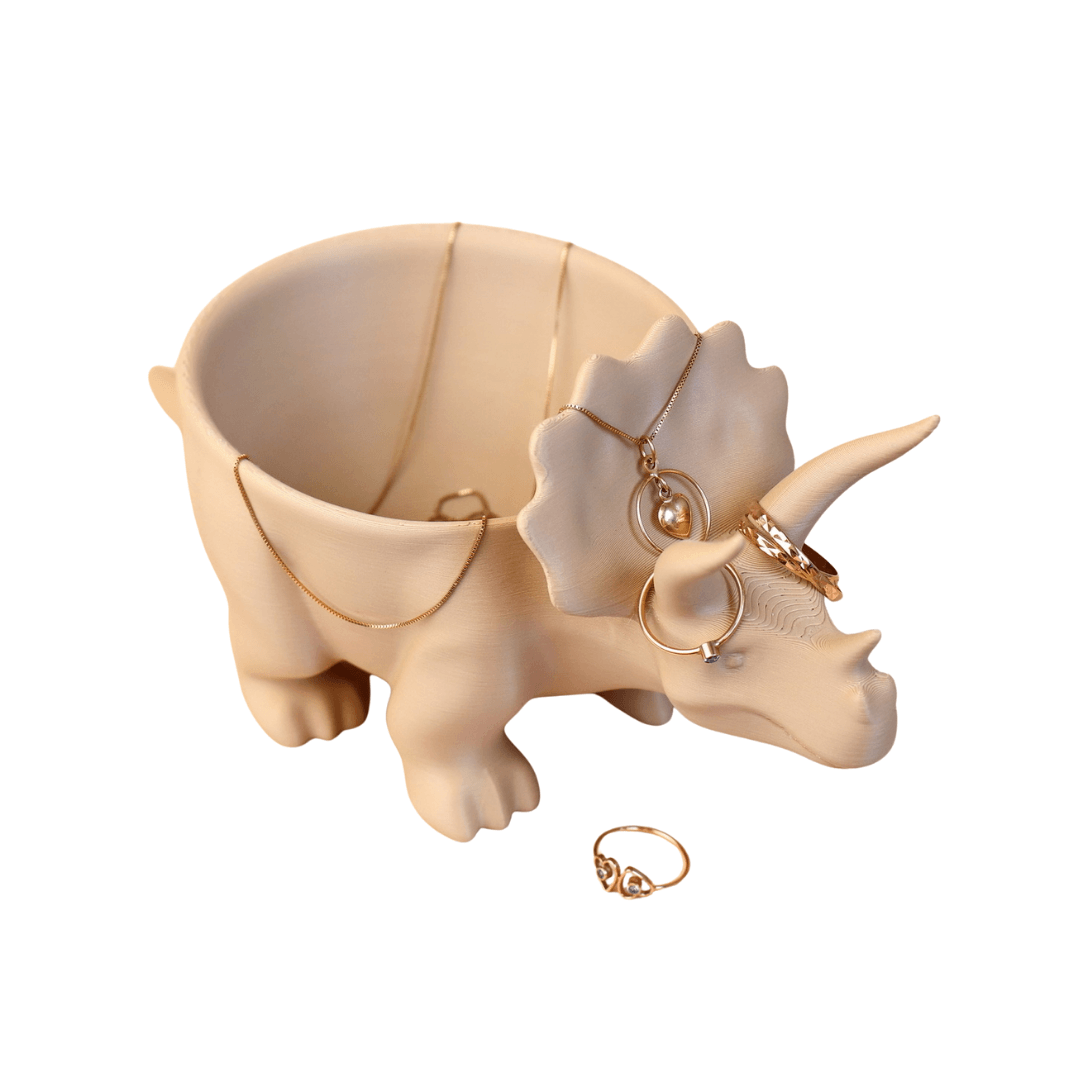 Triceratops Saksı – Şık Dekoratif Bitki Kabı