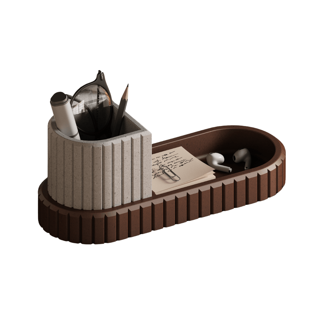 Minimal Masa Organizer – Çift Renk Bölmeli Düzenleyici