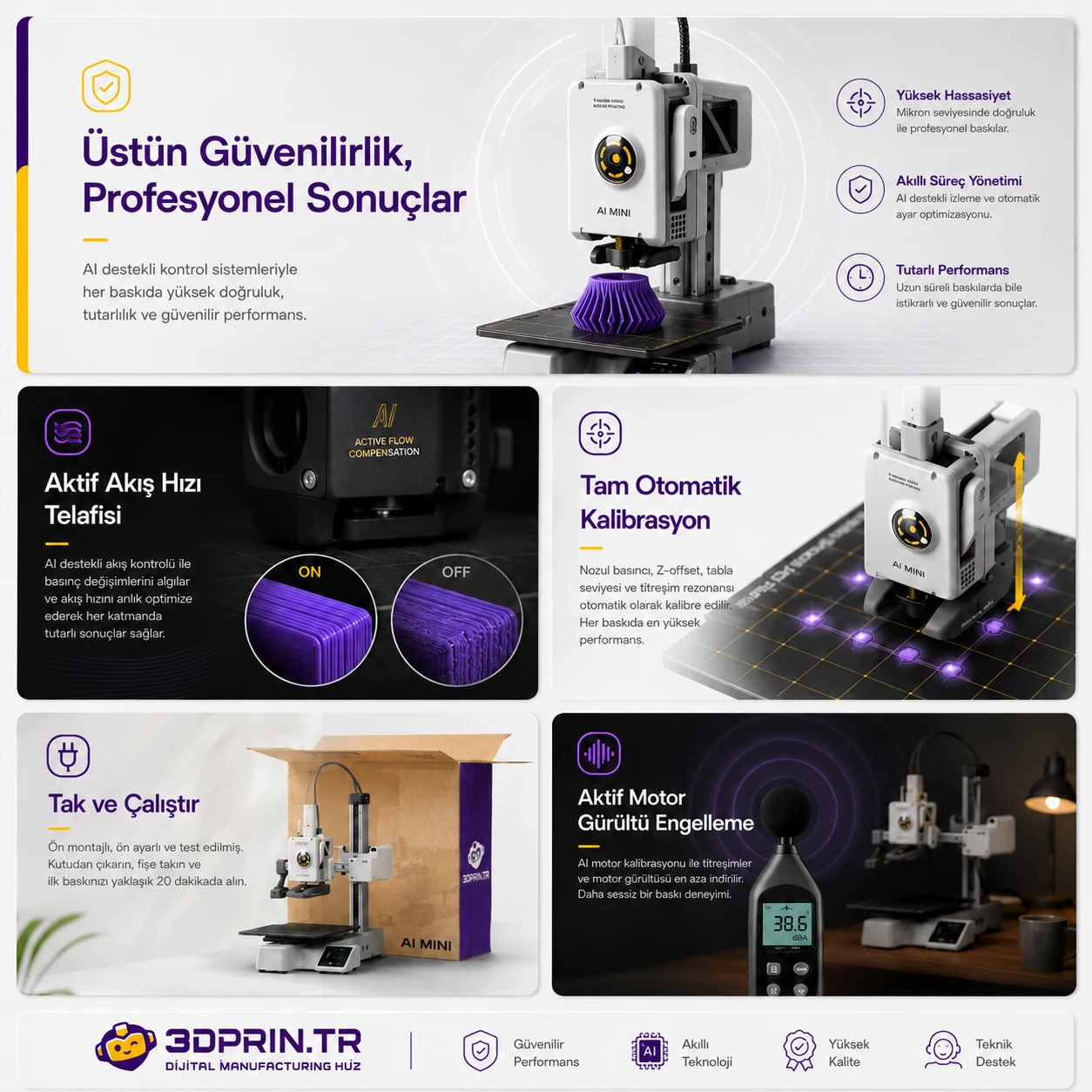 Bambu Lab A1 Mini 3D Yazıcı