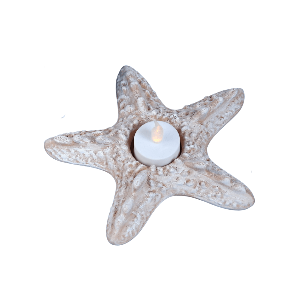 Deniz Yıldızı Mumluk – Dekoratif LED Tealight Tutucu