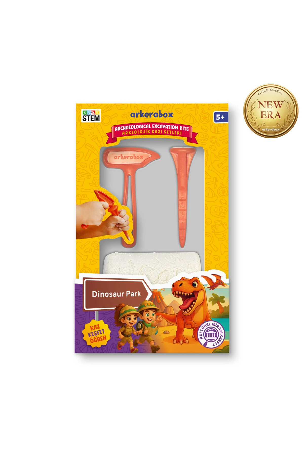 Dinosaur Park New Era | Eğitici Kazı Seti | Arkerobox