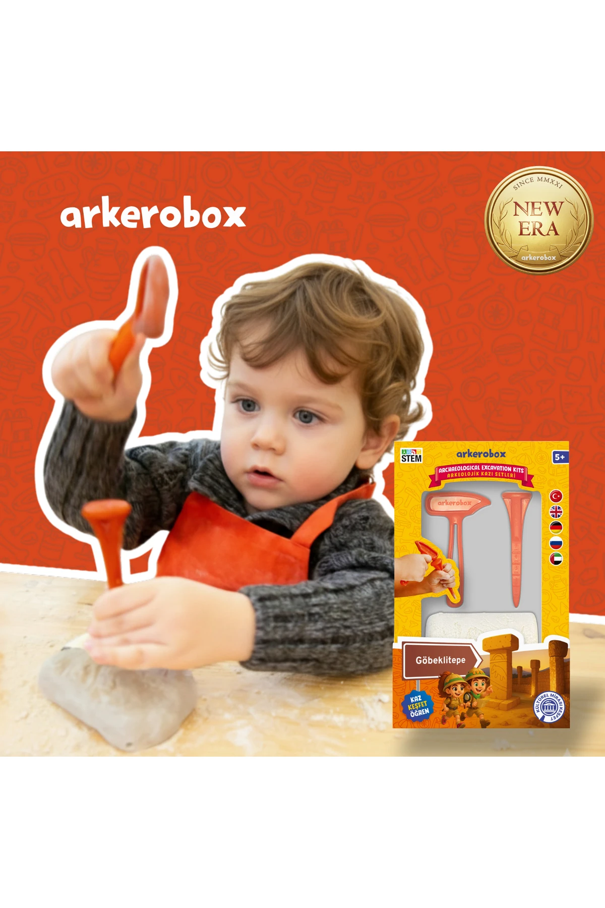 Göbeklitepe New Era | Eğitici Kazı Seti | Arkerobox