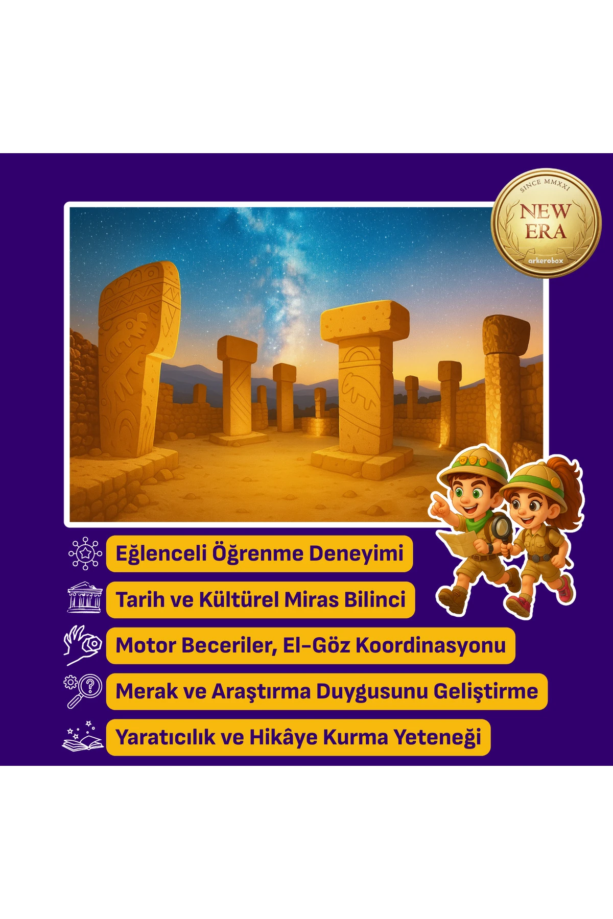 Göbeklitepe New Era | Eğitici Kazı Seti | Arkerobox