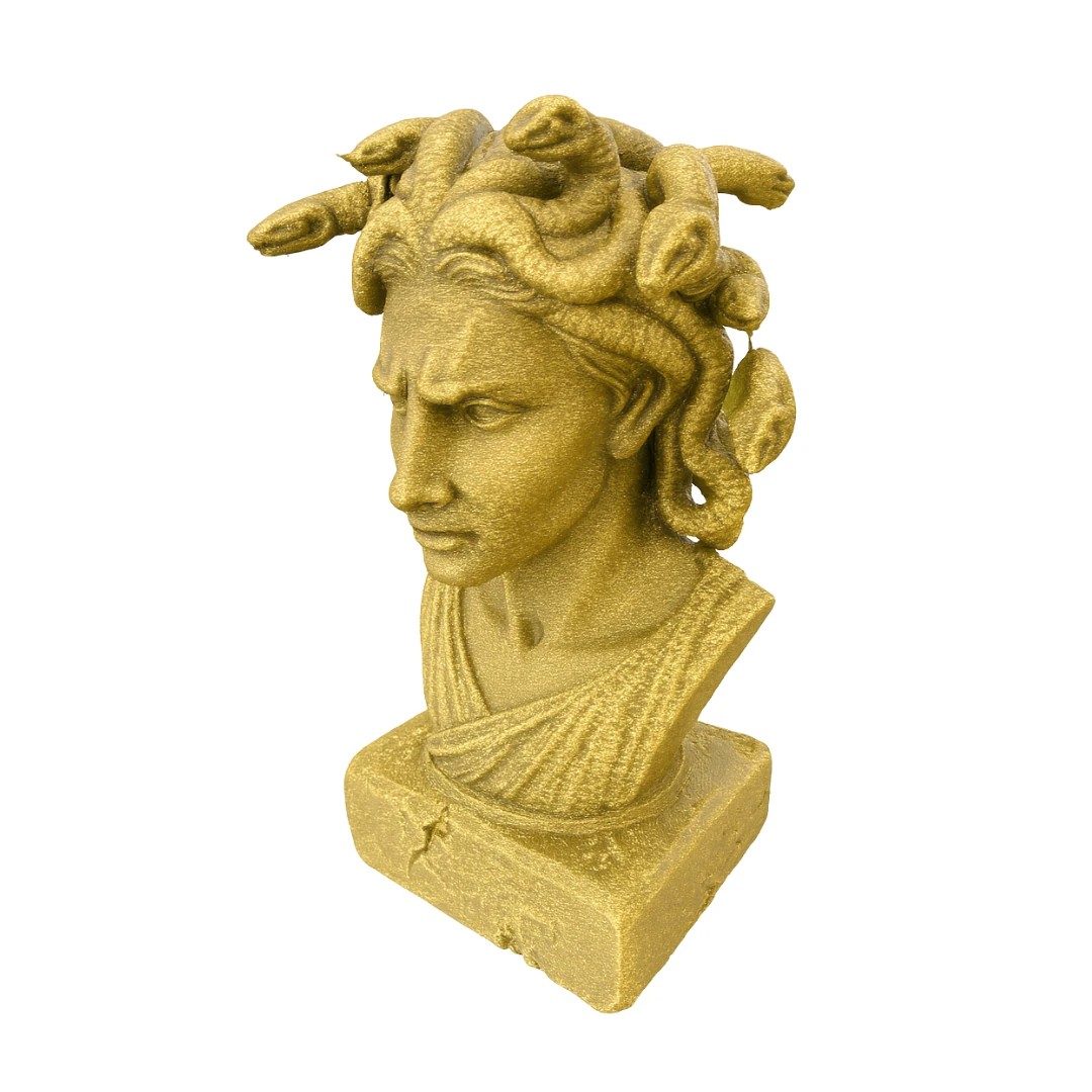 Medusa Büstü – Antik Tarz Mitolojik Dekoratif Heykel