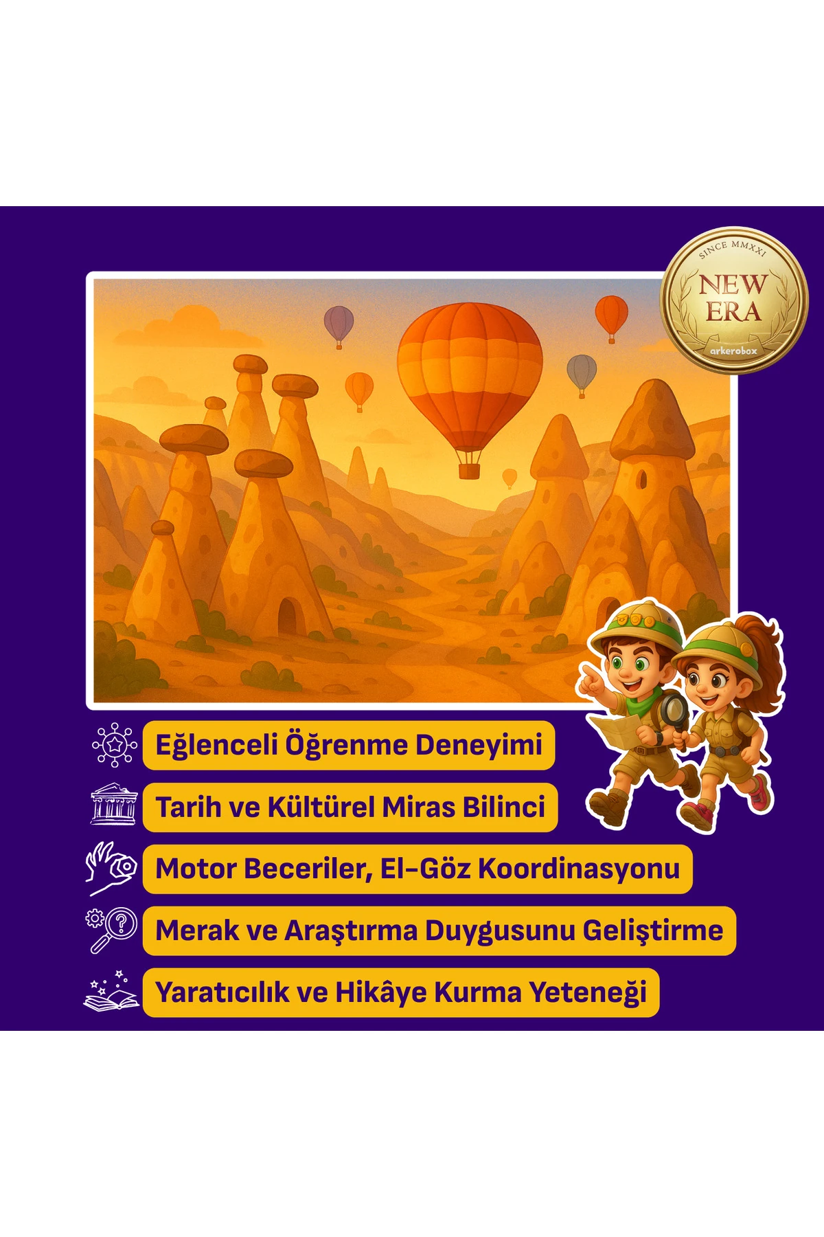 Kapadokya (Cappadocia) New Era | Eğitici Kazı Seti |