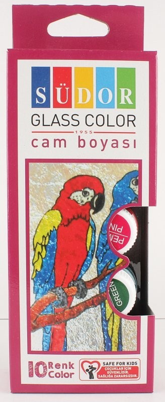 Südor Cam Boya Su Bazlı Set 10×20 Ml