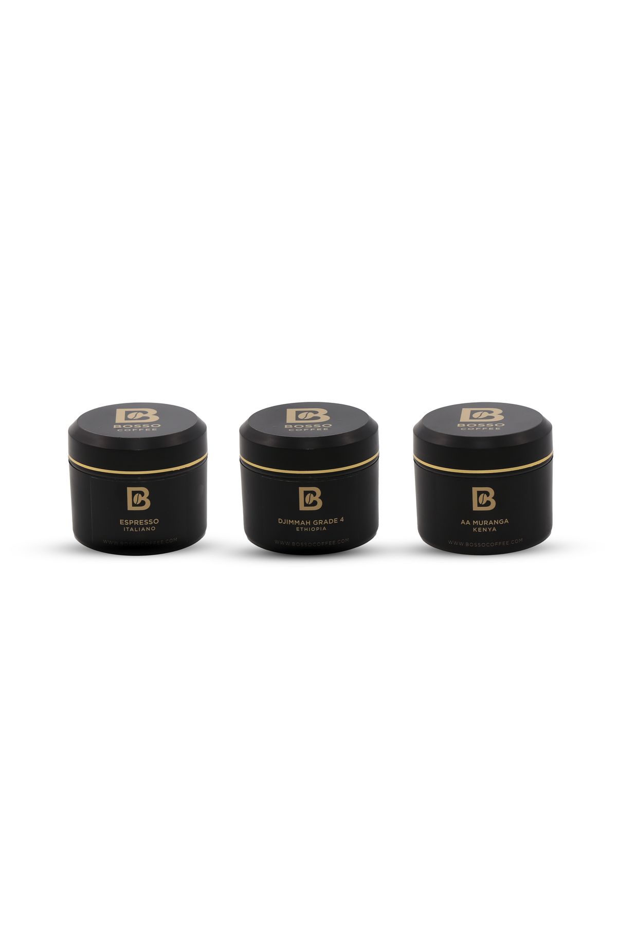 Bosso Signature Ground Espresso - 3'lü Set + 12 Tek Kullanımlık Sos Hediyesi