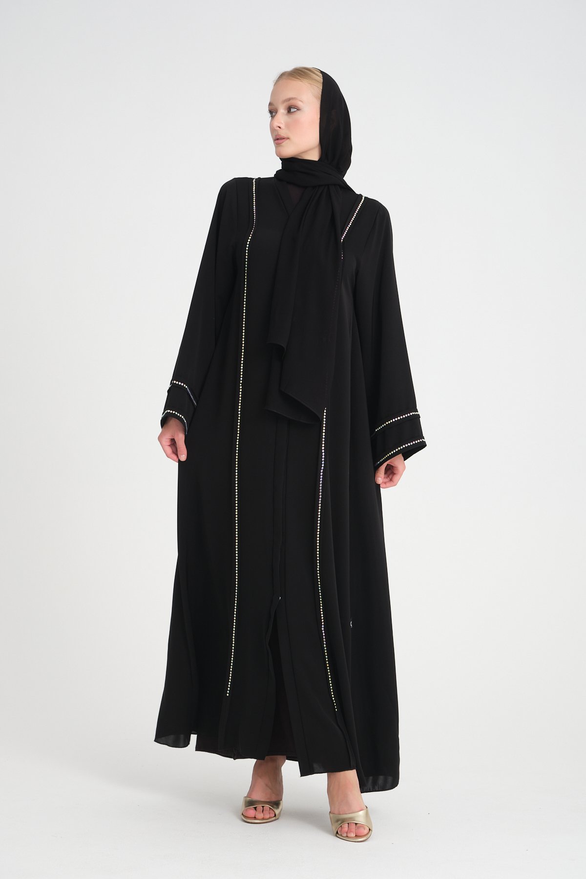 Diamond- Siyah Abaya