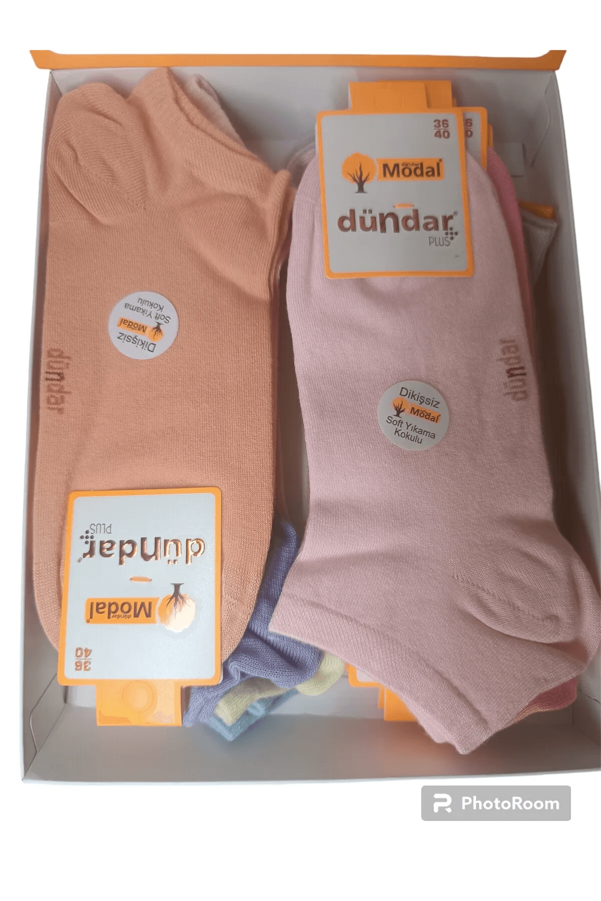 Dündar Plus Modal Patik Çorap 12'li Paket
