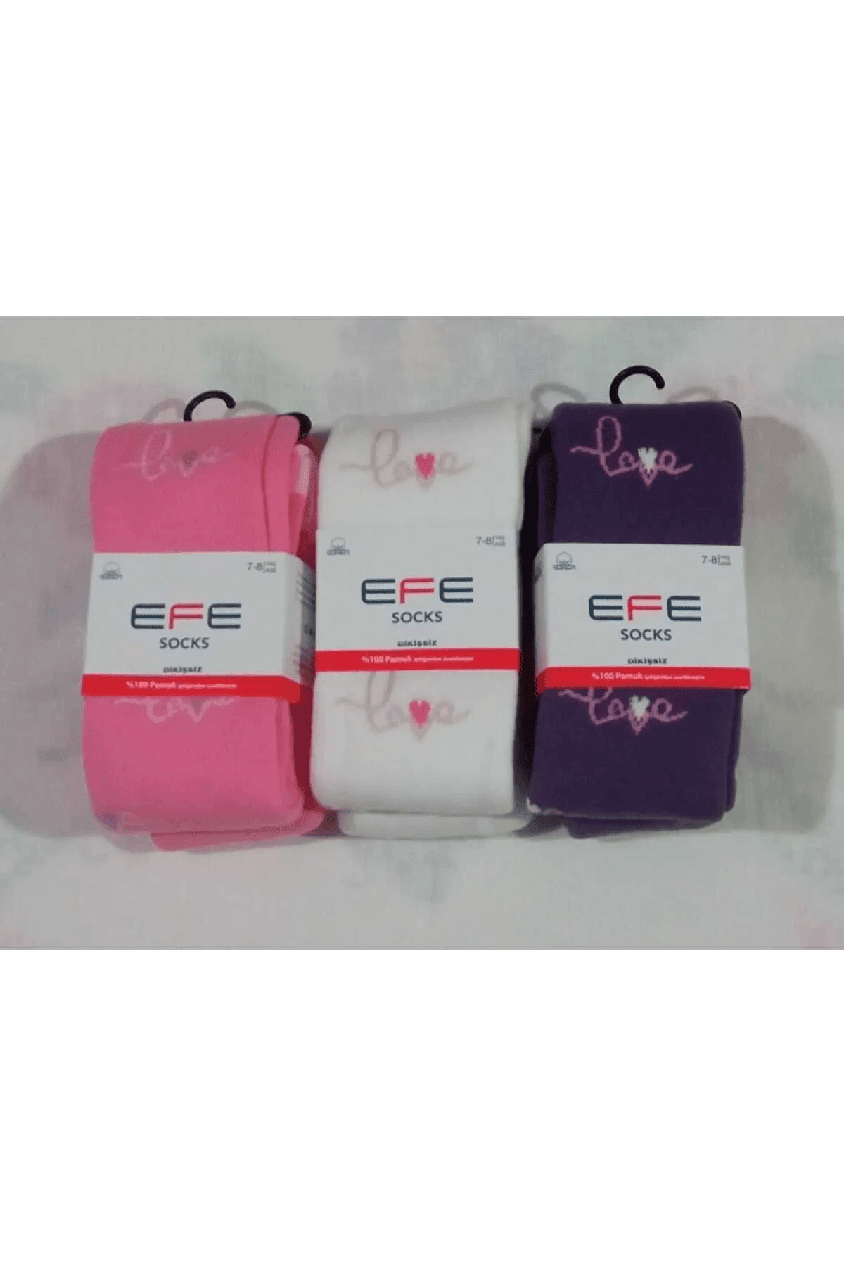 Efe Socks Kız Çocuk Dikişsiz Havlu Kışlık ( Koltlu - Kulotlu -kilotlu -külotlu) Çorap 3lü