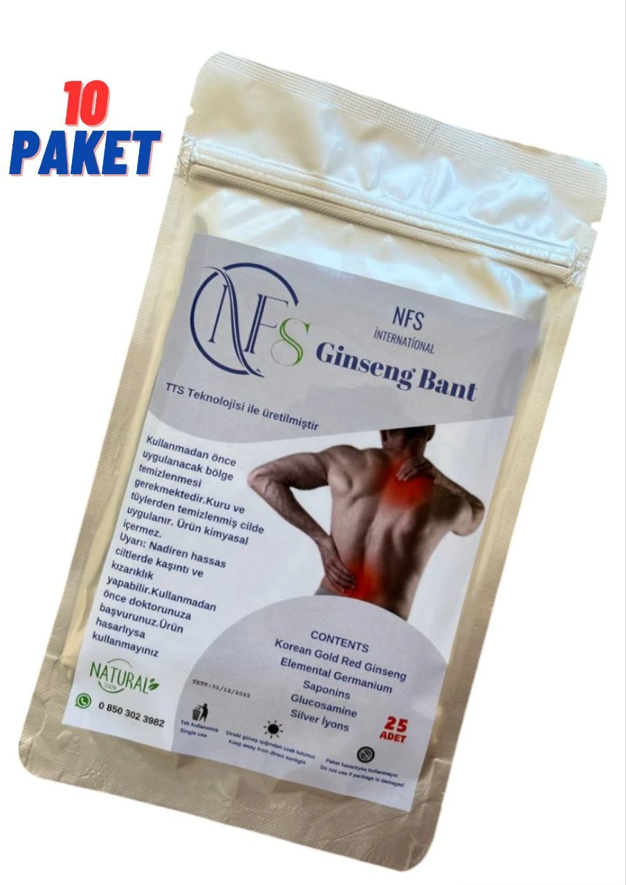 NFS Ginseng Bant 250 Adet 10 Paket