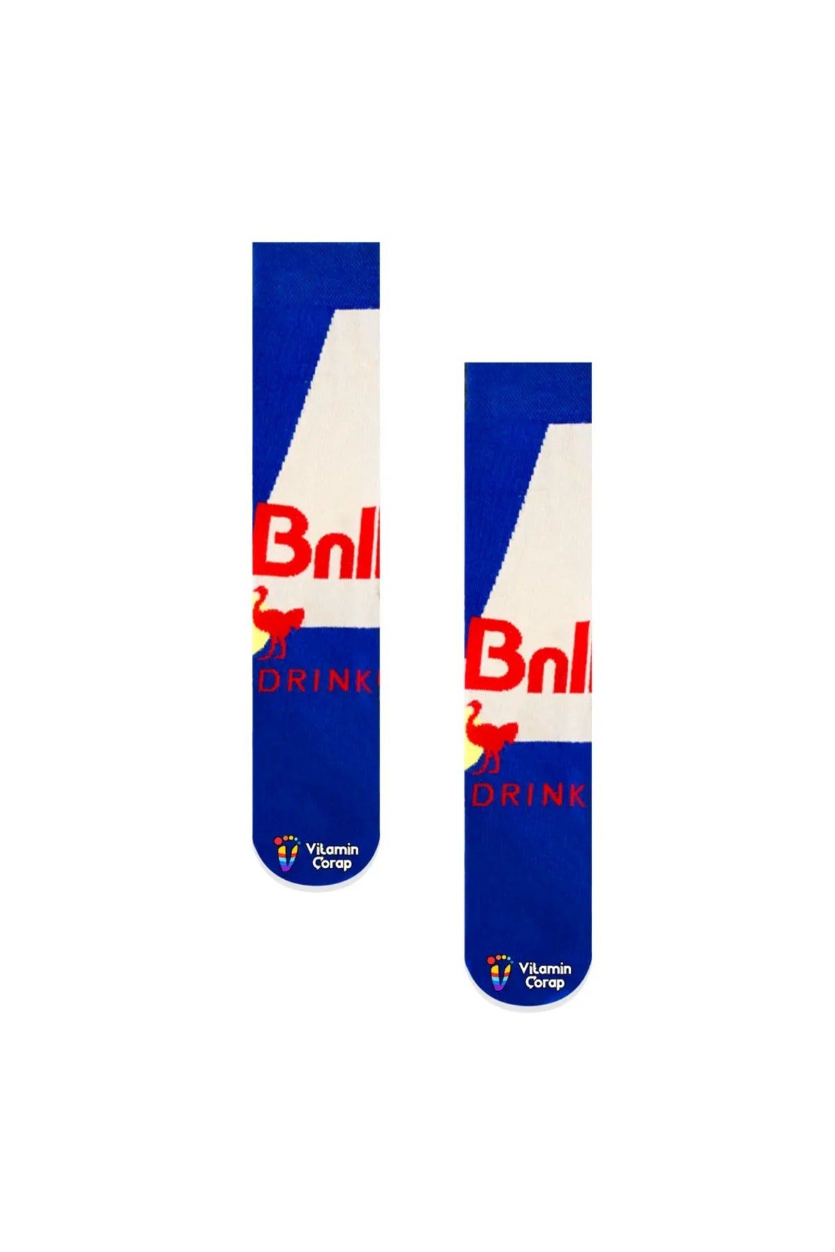 Redbull Renkli Çorap