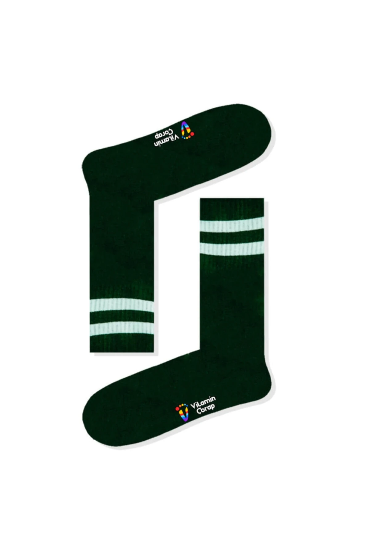 Long Yeşil Atletik Çorap