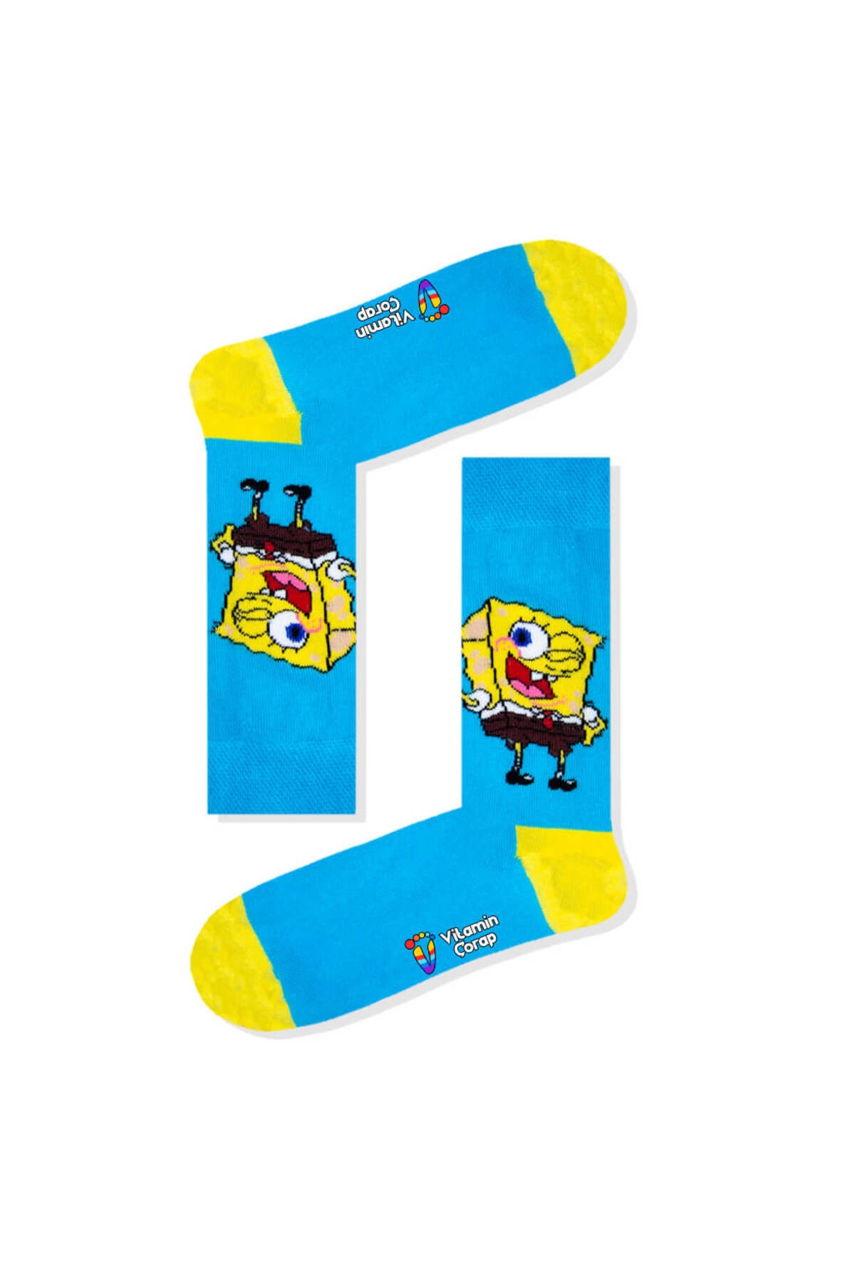Sünger Bob Cool Renkli Çorap