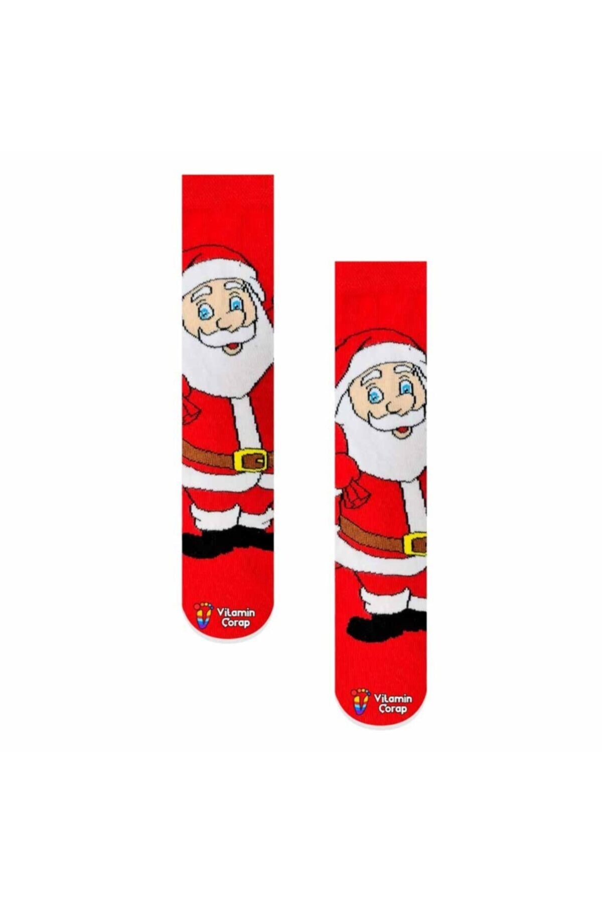 Noel Baba Renkli Çorap