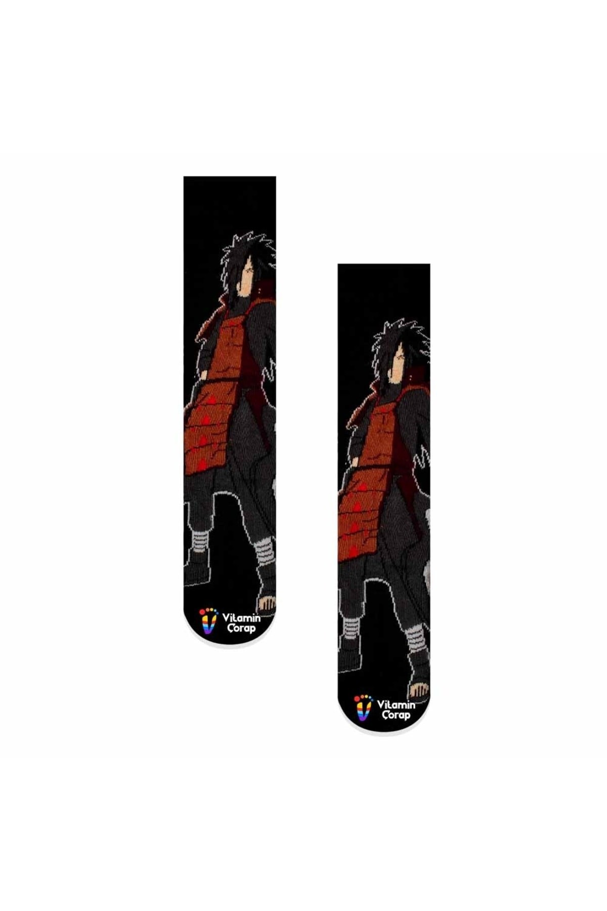 Anime Sasuke Uchiha Renkli Çorap