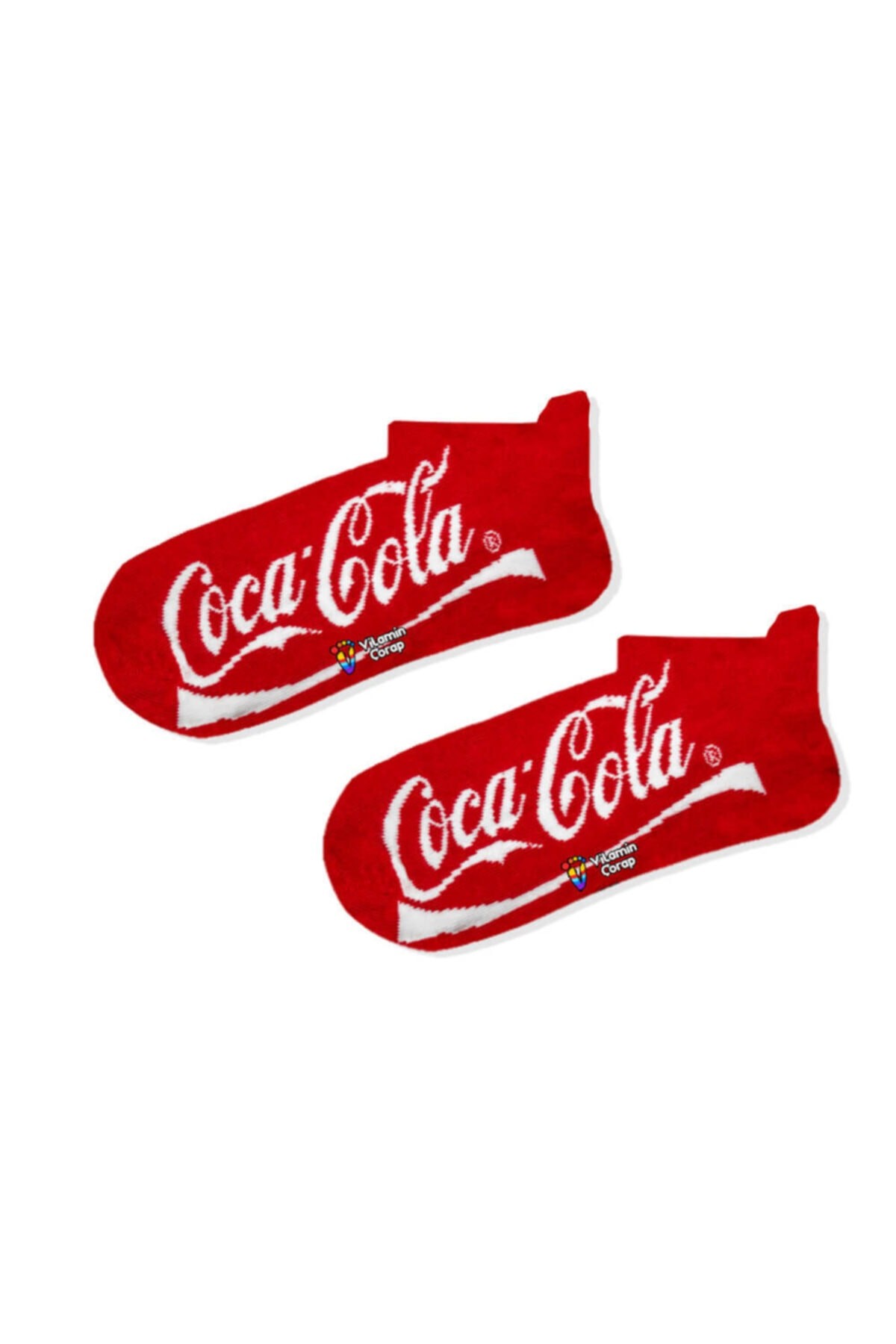 Coca Cola Patik Renkli Çorap