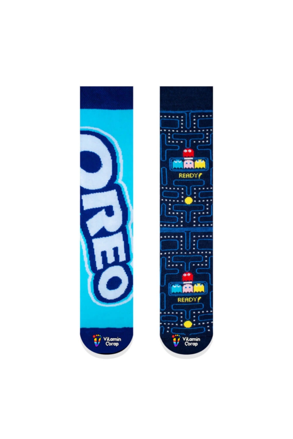 2'li Oreo & Pacman Renkli Çorap Set