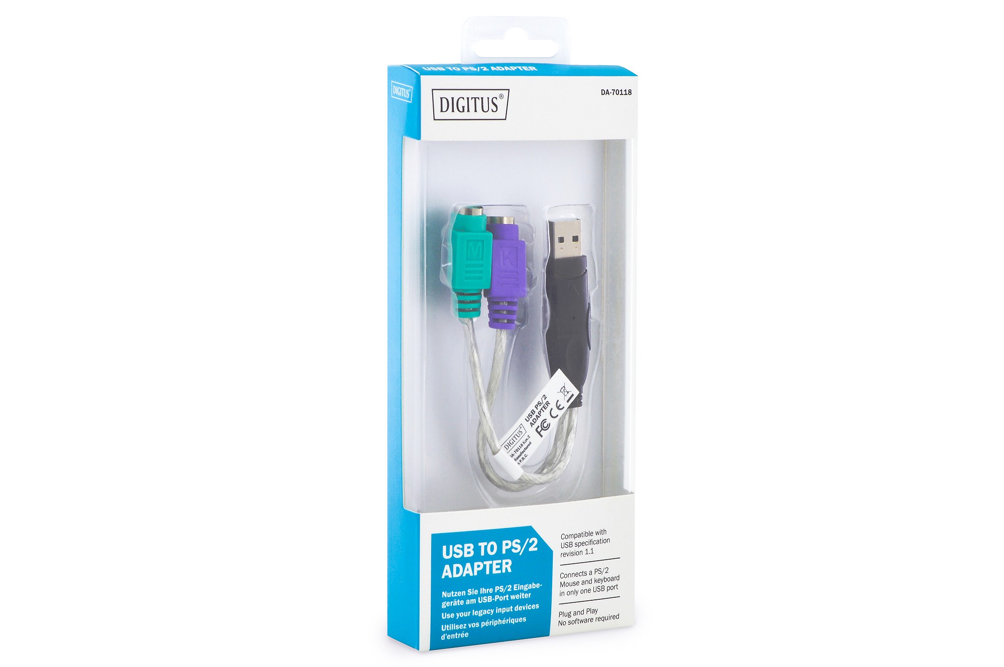 Digitus USB to PS/2 Çevirici DA-70118