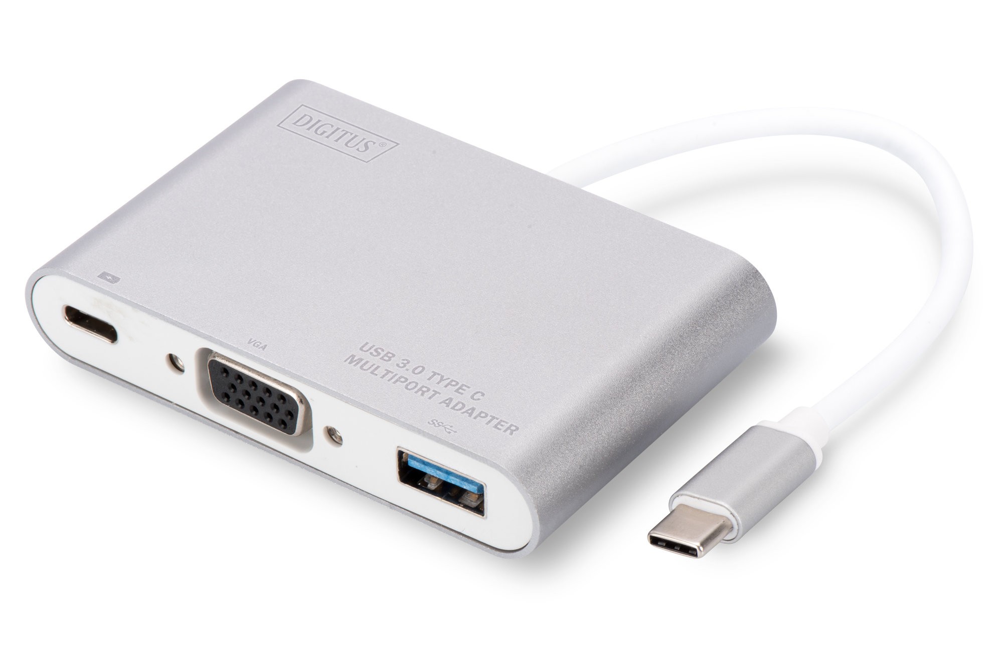 Digitus USB 3.0 (USB Tip C) <-> VGA Grafik Adaptörü USB 3.0 Hub