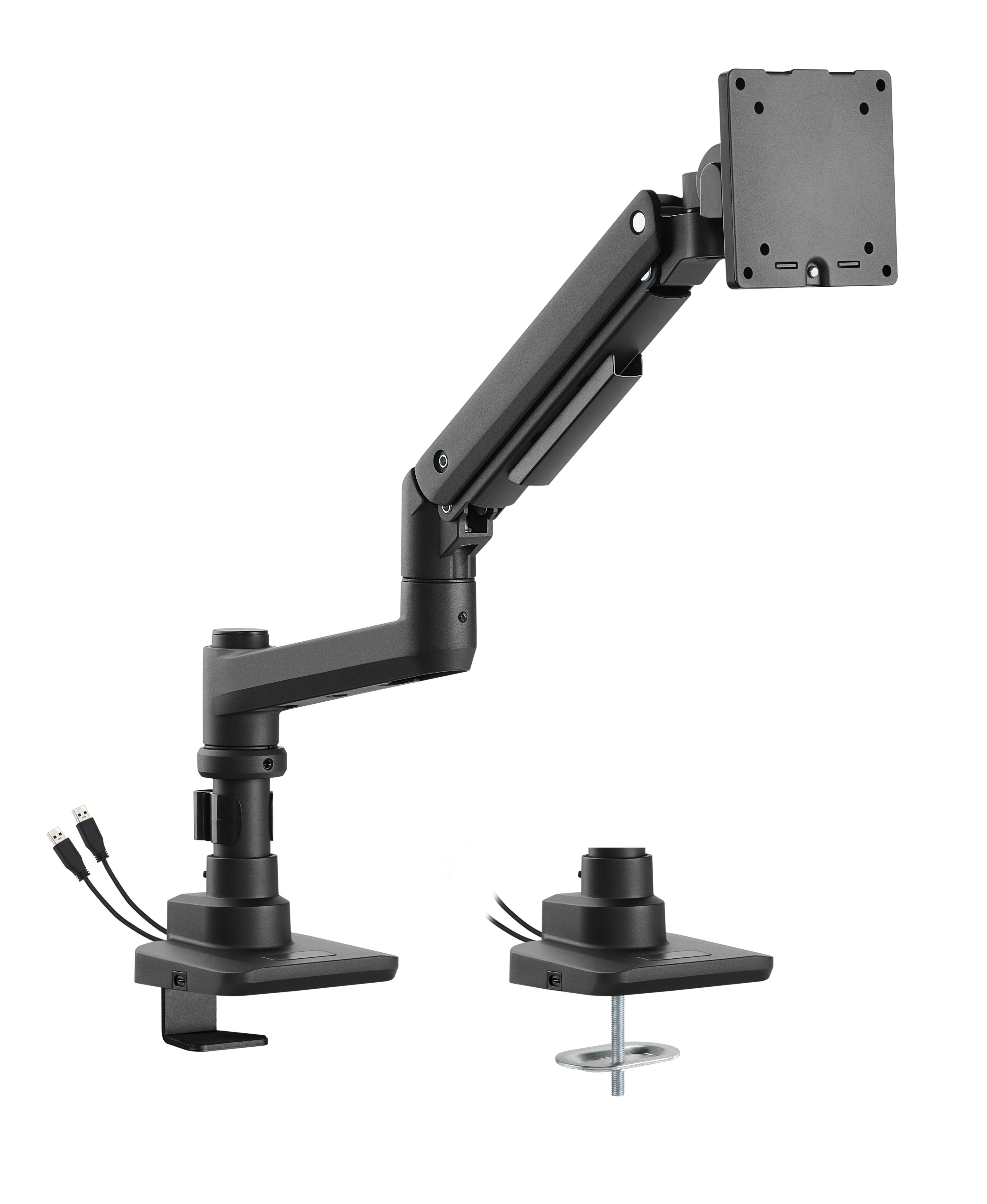 Tekli Ultra  Geniş Monitör Kolu 17 "-49" 20kg TYP-C / USB çıkışlı