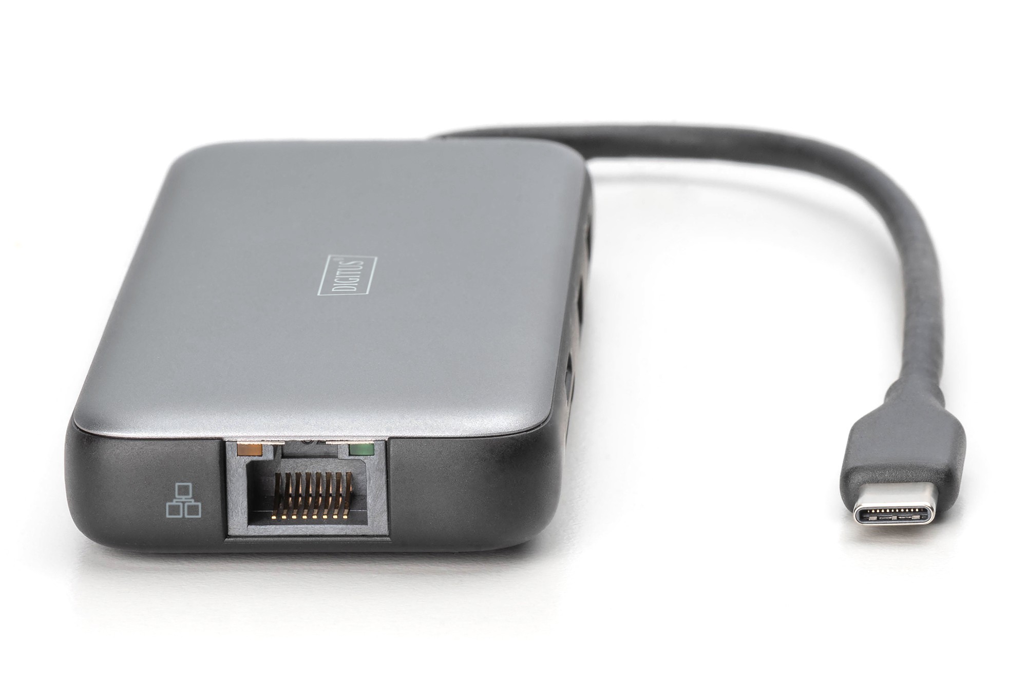 DIGITUS USB-C Docking Statio 3.2 Gen 2 bağlantı noktası (10 Gbit/s),8 Port