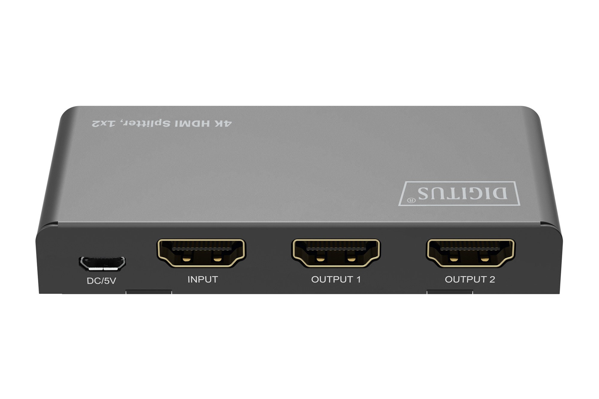 DIGITUS 4K HDMI ayırıcı, 1x2 HDMI ayırıcı, 4K/60Hz HDCP 2.3, EDID kontrolü