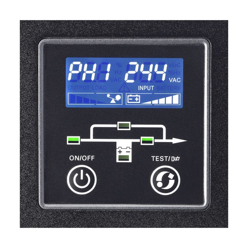 Eaton 9E UPS, 10 kVA, 8 kW, Input: Hardwired, Output: Hardwired, Tower