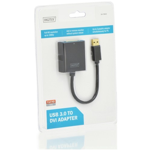 Digitus USB 3.0 - DVI Çevirici Adaptör