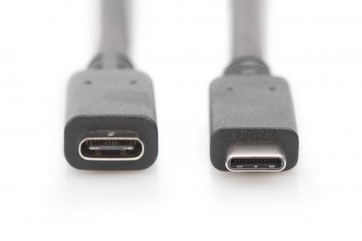 DIGITUS USB Type-C™ Gen2 Uzatma kablosu, Type-C™-C