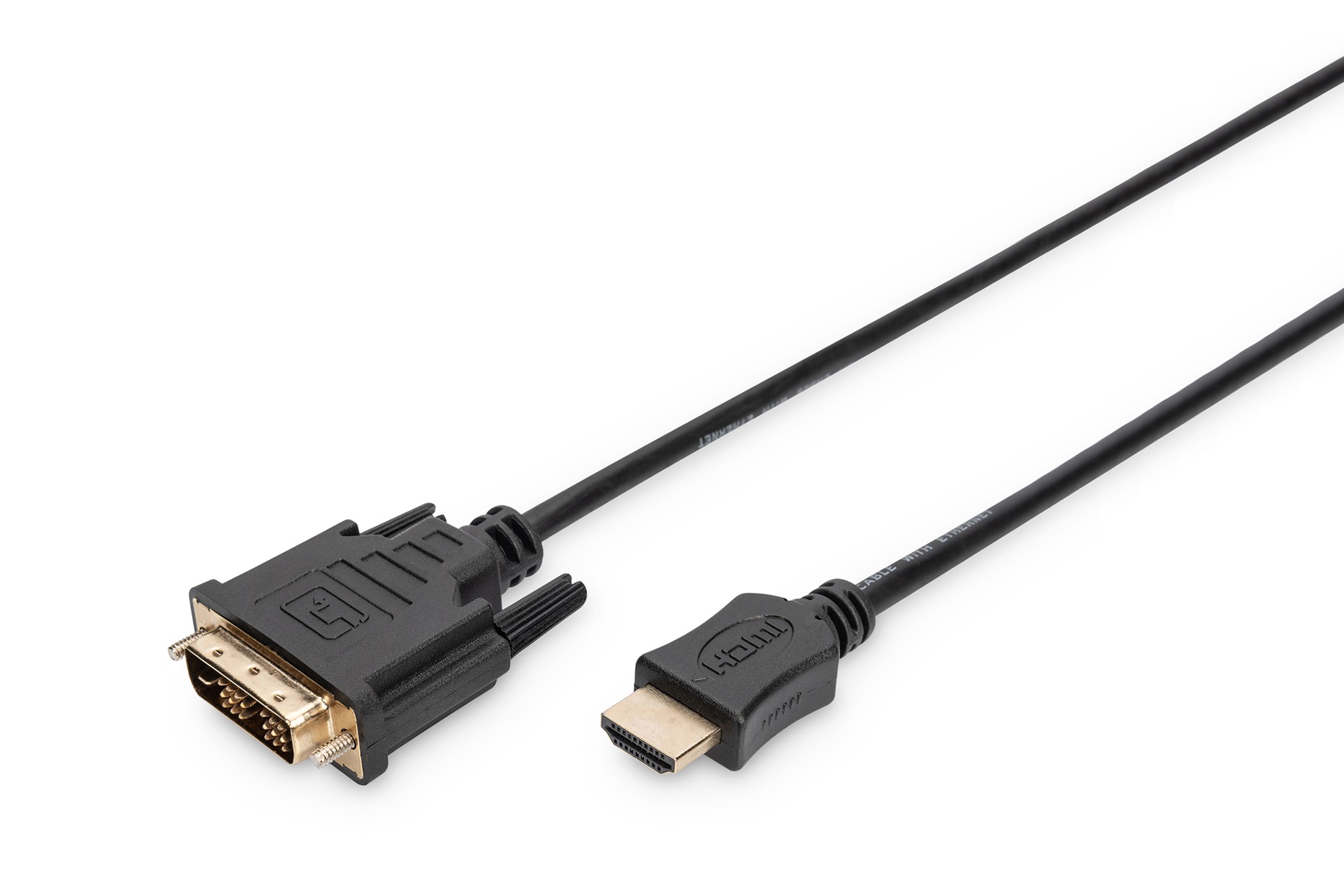 HDMI adaptör kablosu, A-DVI tipi (18+1) St/St, 2 Metre