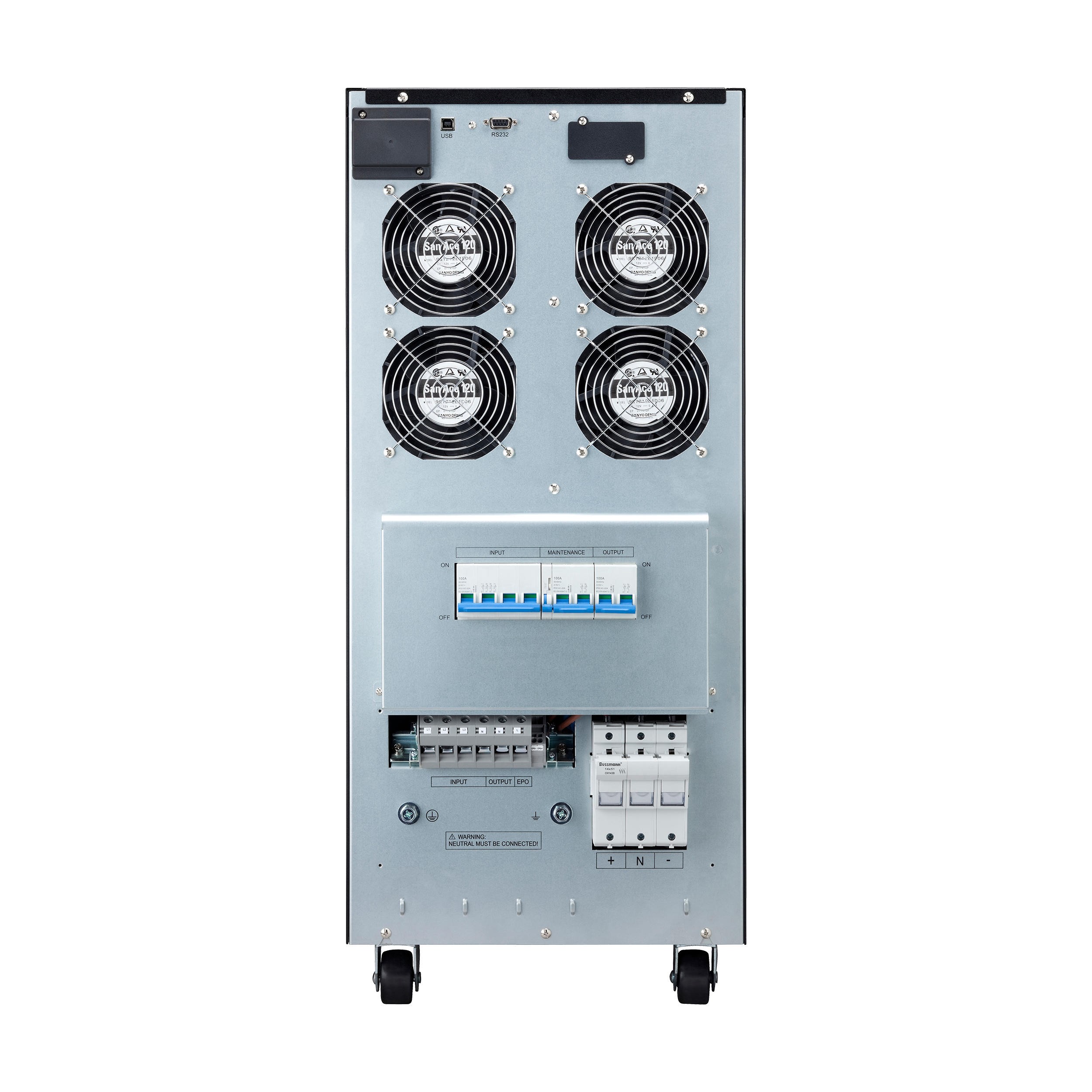 Eaton 9E UPS 9E20KI UPS , 20 kVA, 16 kW, Input: Hardwired, Output: Hardwired, Tower 