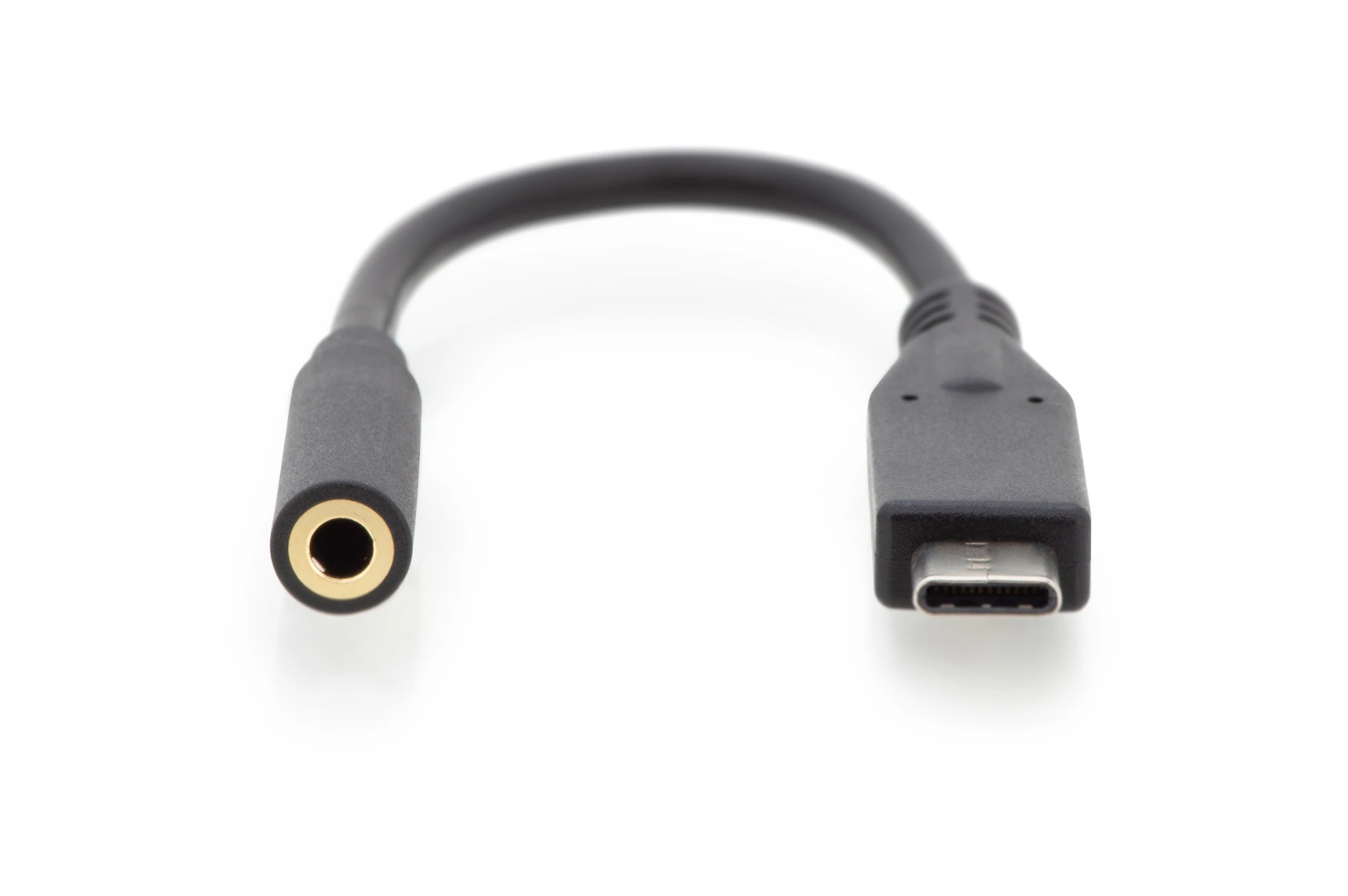 DIGITUS USB Type-C ses adaptörü / dönüştürücü, Type-C/St - 3,5 mm ja
