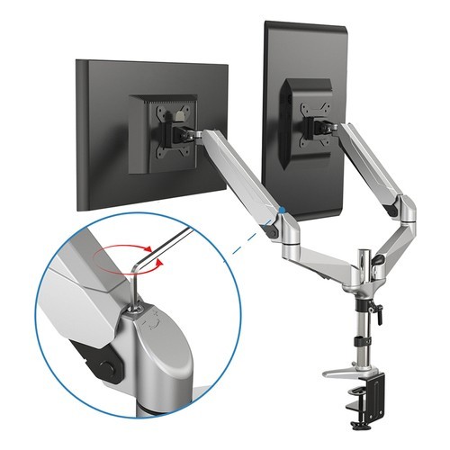 Dıgıtus Universal Gaz Yaylı, Çift Monitör Masa Tutucu
