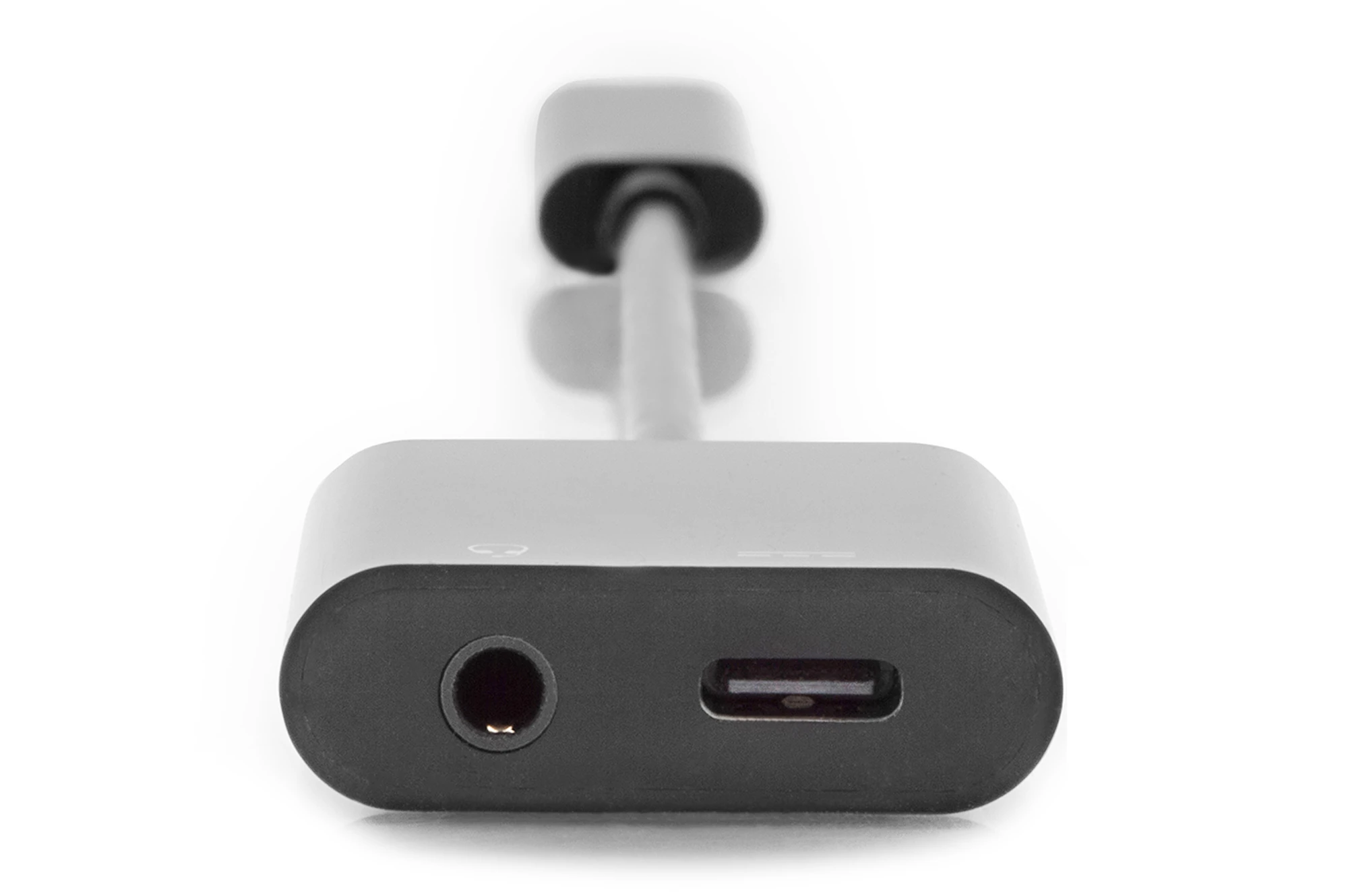 DIGITUS USB Type-C adaptör / Type-C - USB Type-C + 3,5 mm jak