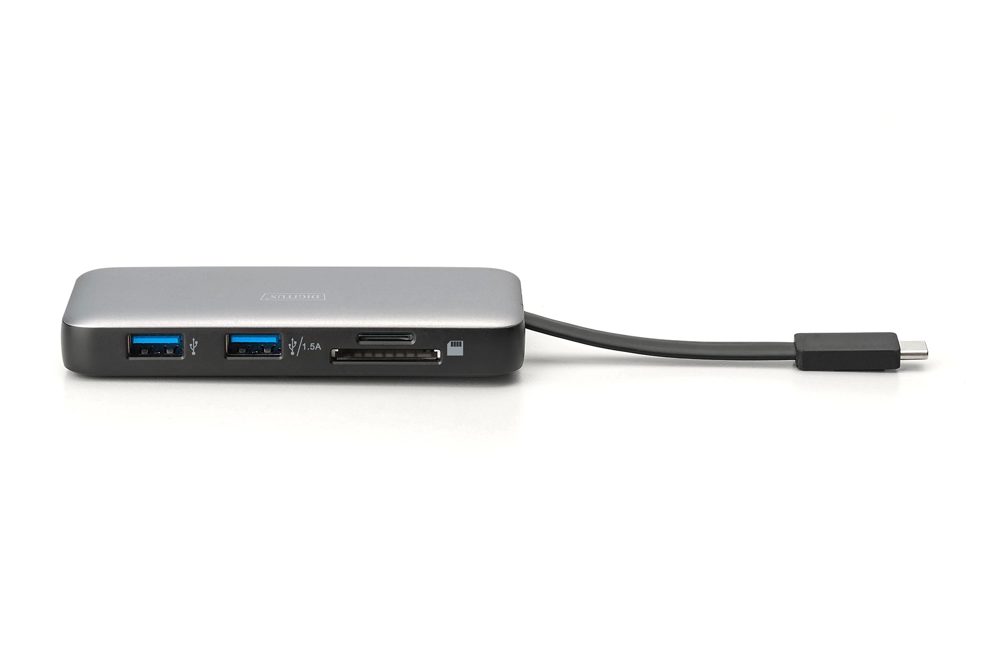 DIGITUS USB-C Seyahat Tipi Docking Station, 7-Port