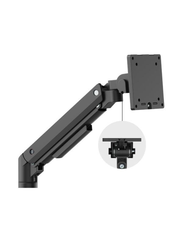 Tekli Ultran Geniş Monitör Kolu 17 "-49" 20kg TYP-C / USB çıkışlı