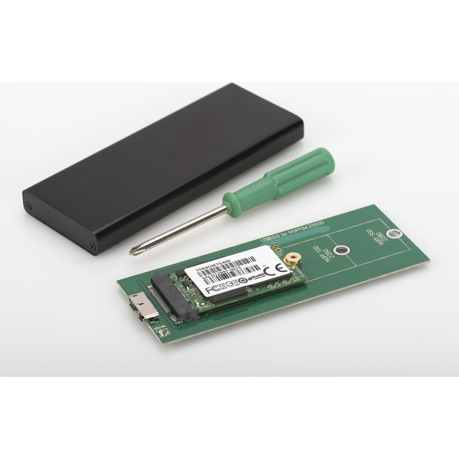 Digitus DA-71111 M.2 SATA SSD İçin Harici Kutu (M-SATA)