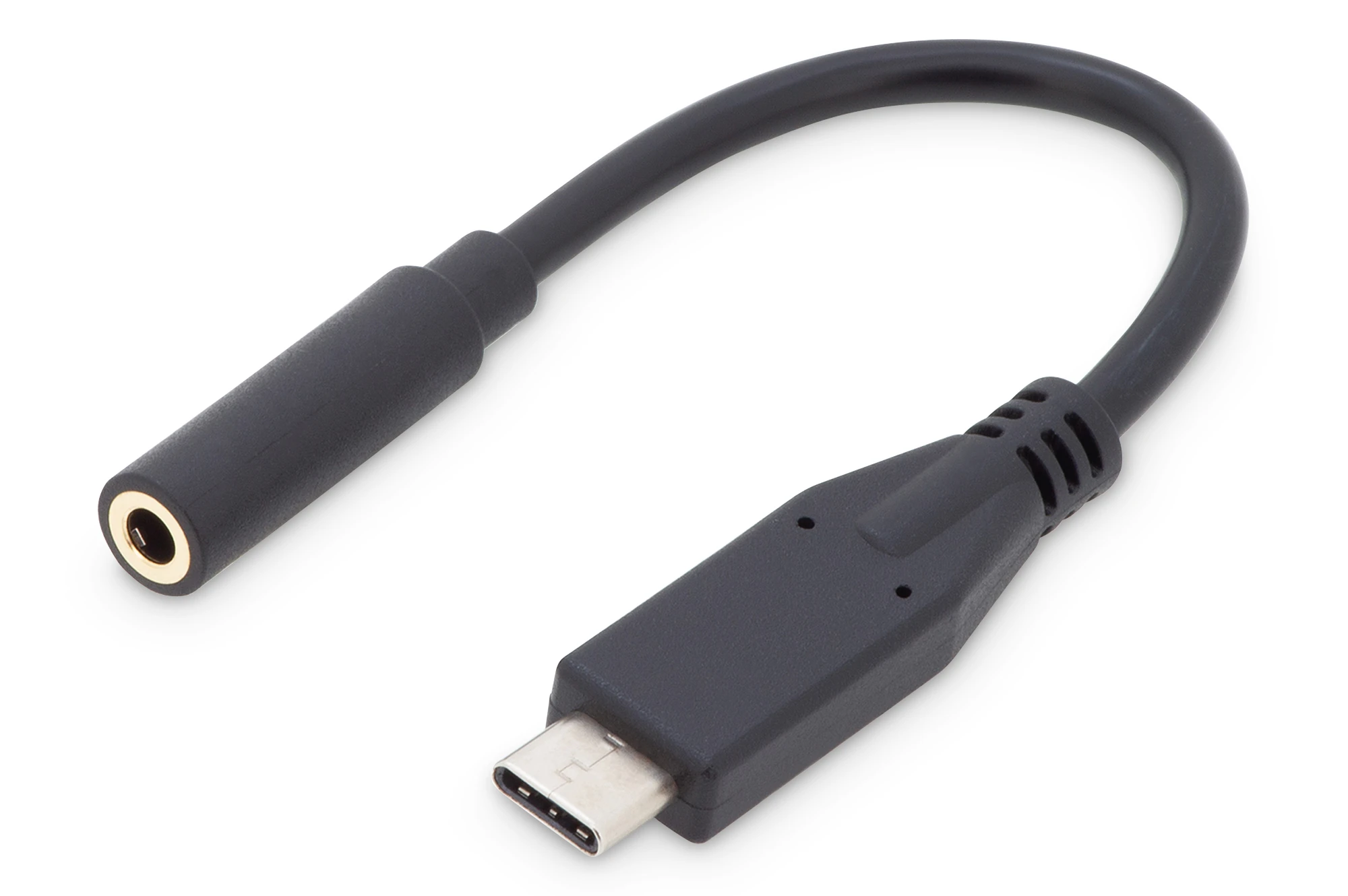 DIGITUS USB Type-C ses adaptörü / dönüştürücü, Type-C/St - 3,5 mm ja