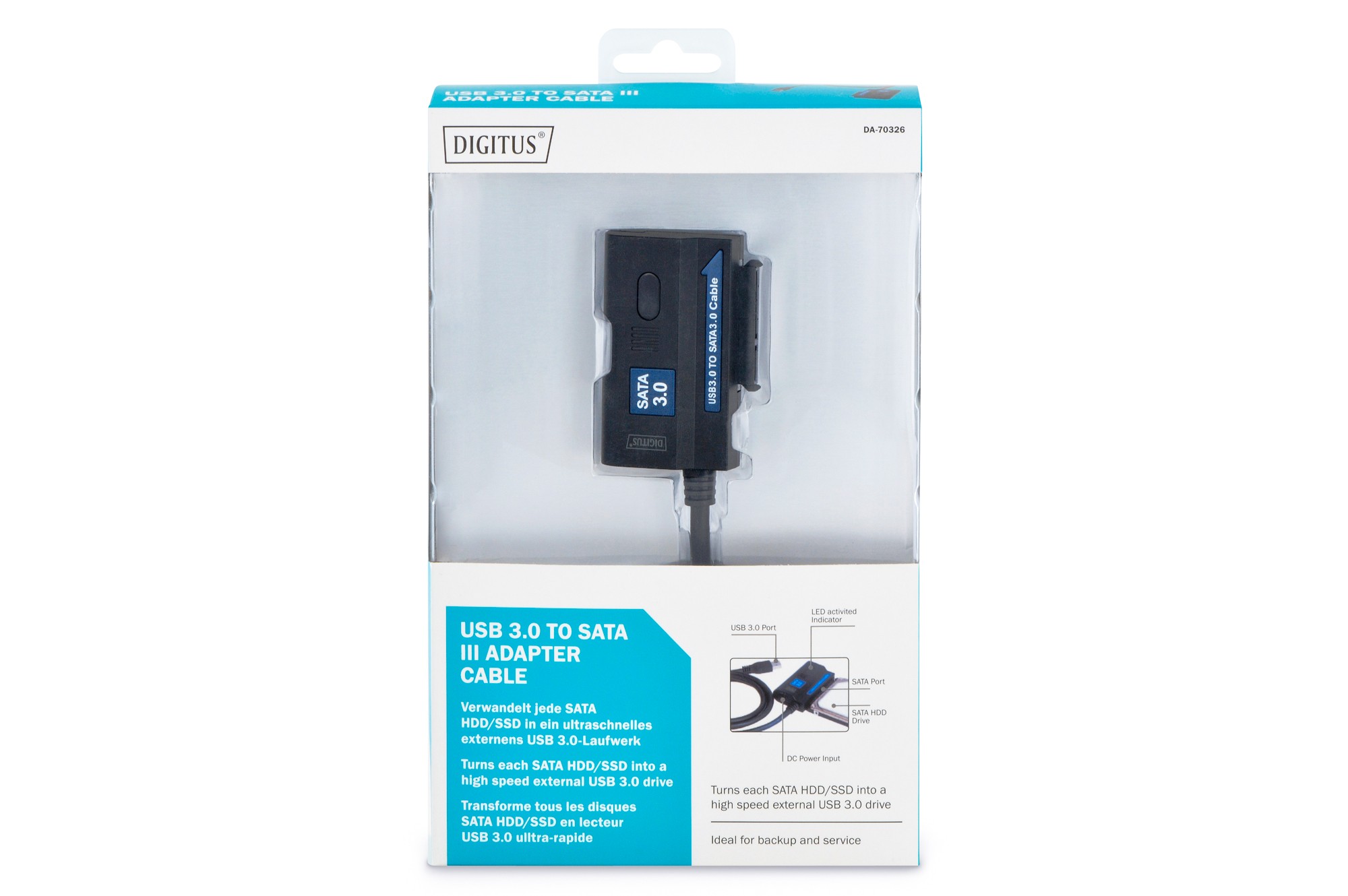 DIGITUS USB 3.0 - SATA III Adaptör kablosu