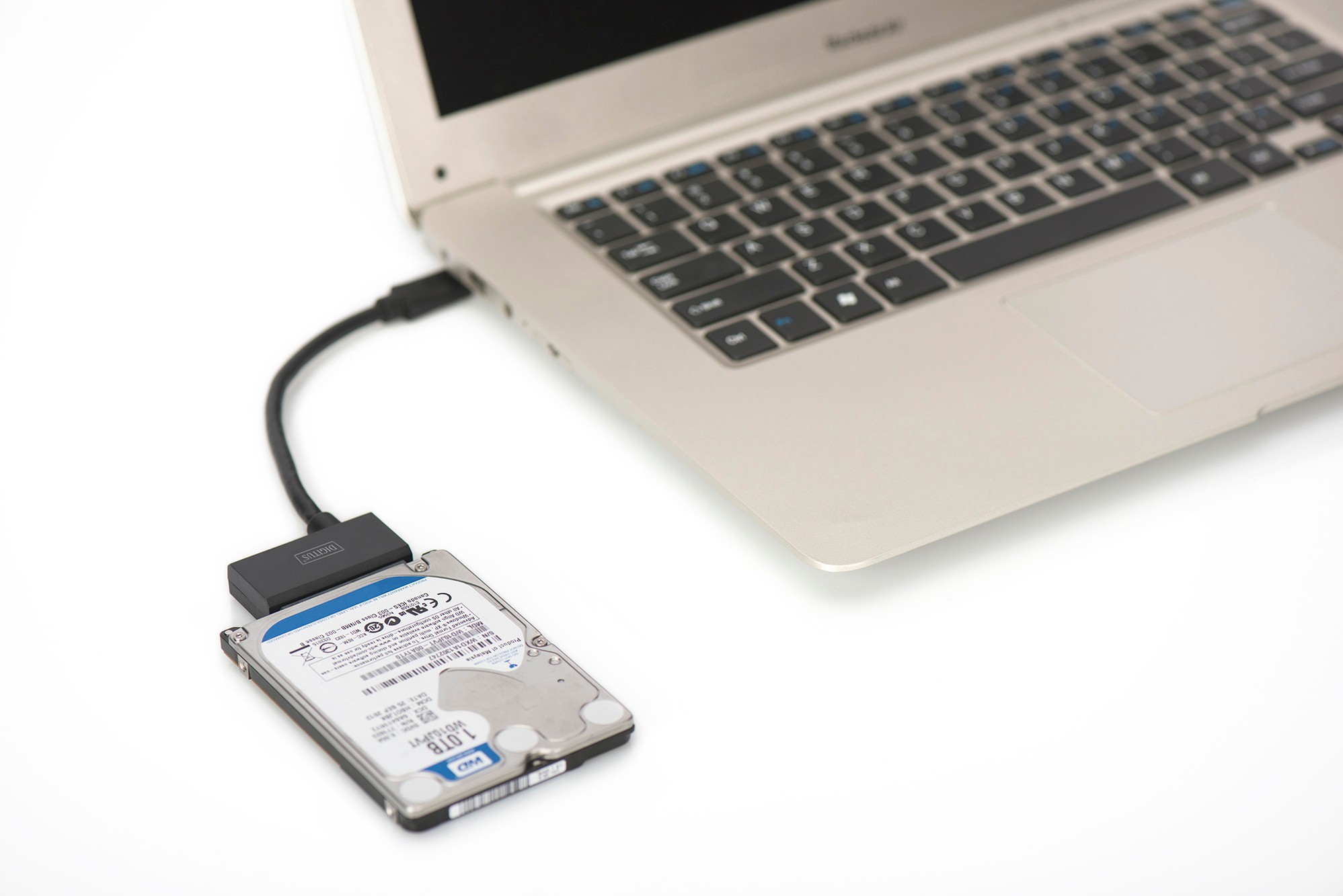 DIGITUS 2,5" SSD/HDD'ler için USB 3.1 Type-C™ - SATA 3 adaptör kablosu