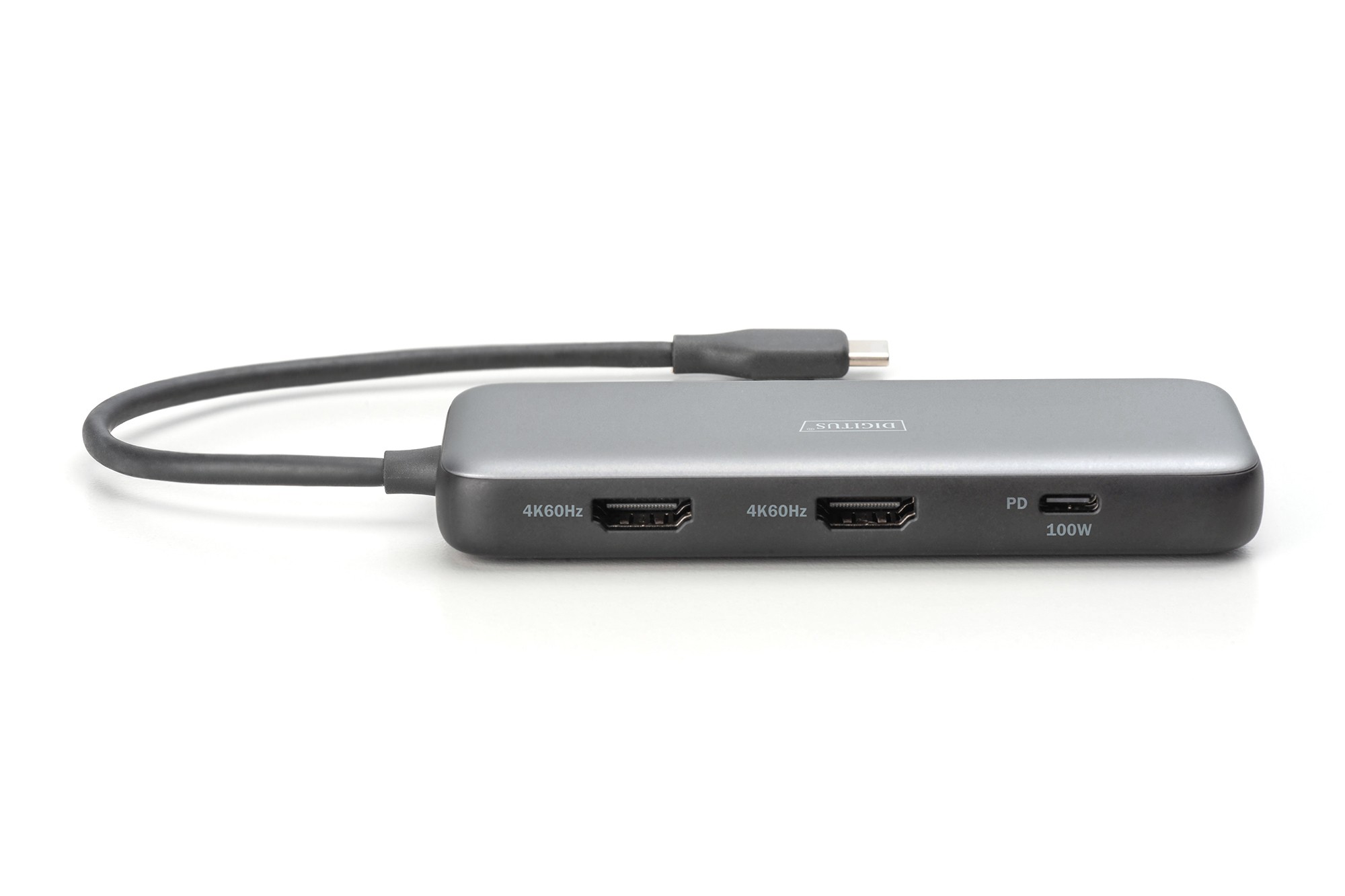 DIGITUS USB-C Docking Statio 3.2 Gen 2 bağlantı noktası (10 Gbit/s),8 Port