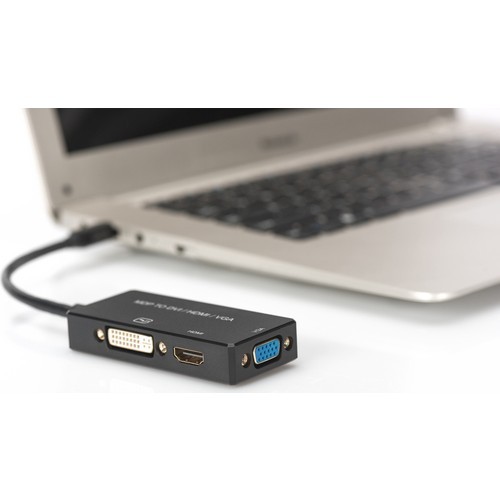 Digitus Mini Displayport Çeviricisi 3 In 1 Multi-Media Kablosu Kablolu