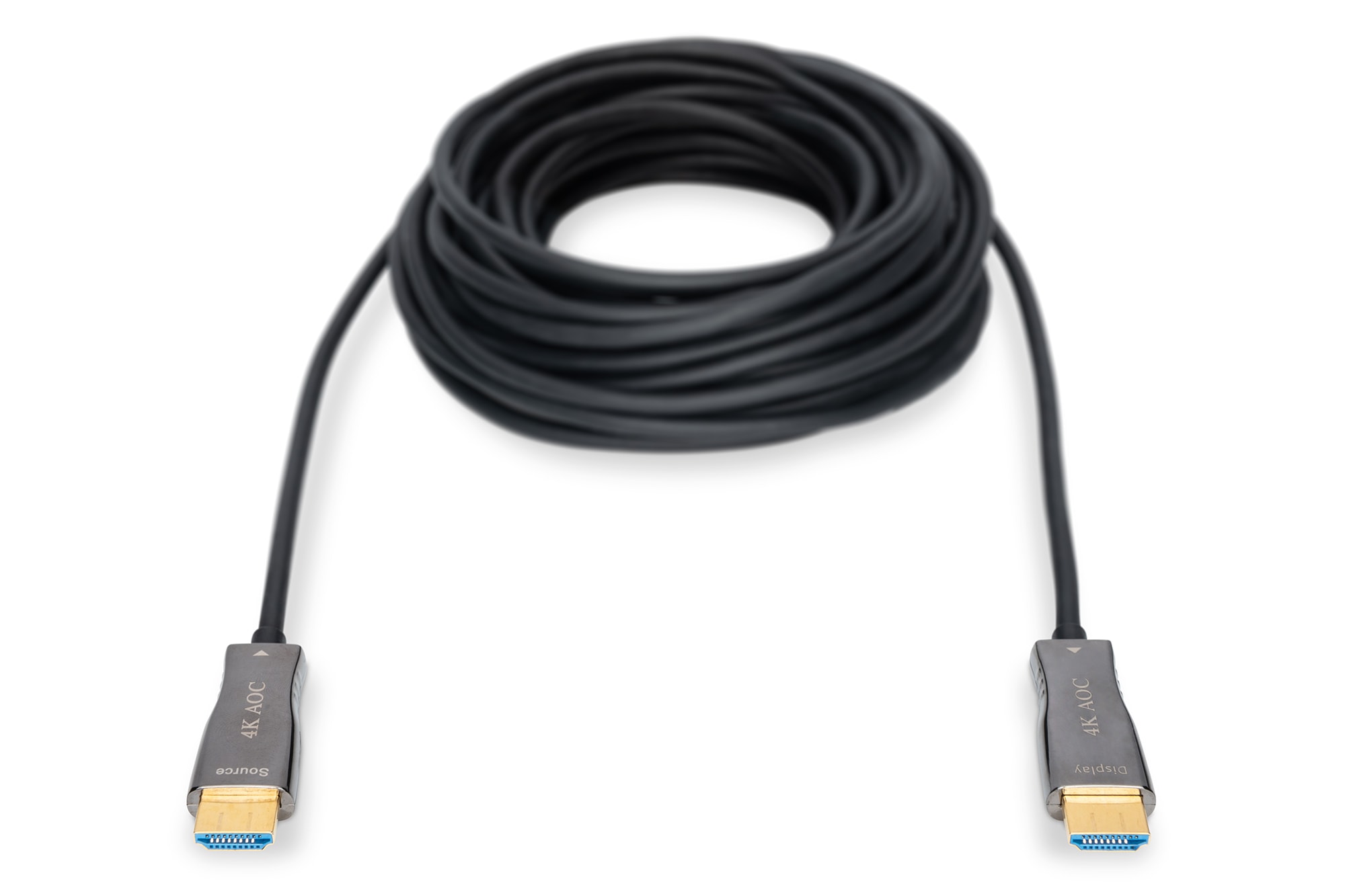 Digitus 20 Metre 4K Fiber HDMI Kablo – Sıkıştırmasız Görüntü Aktarımı (AOC)