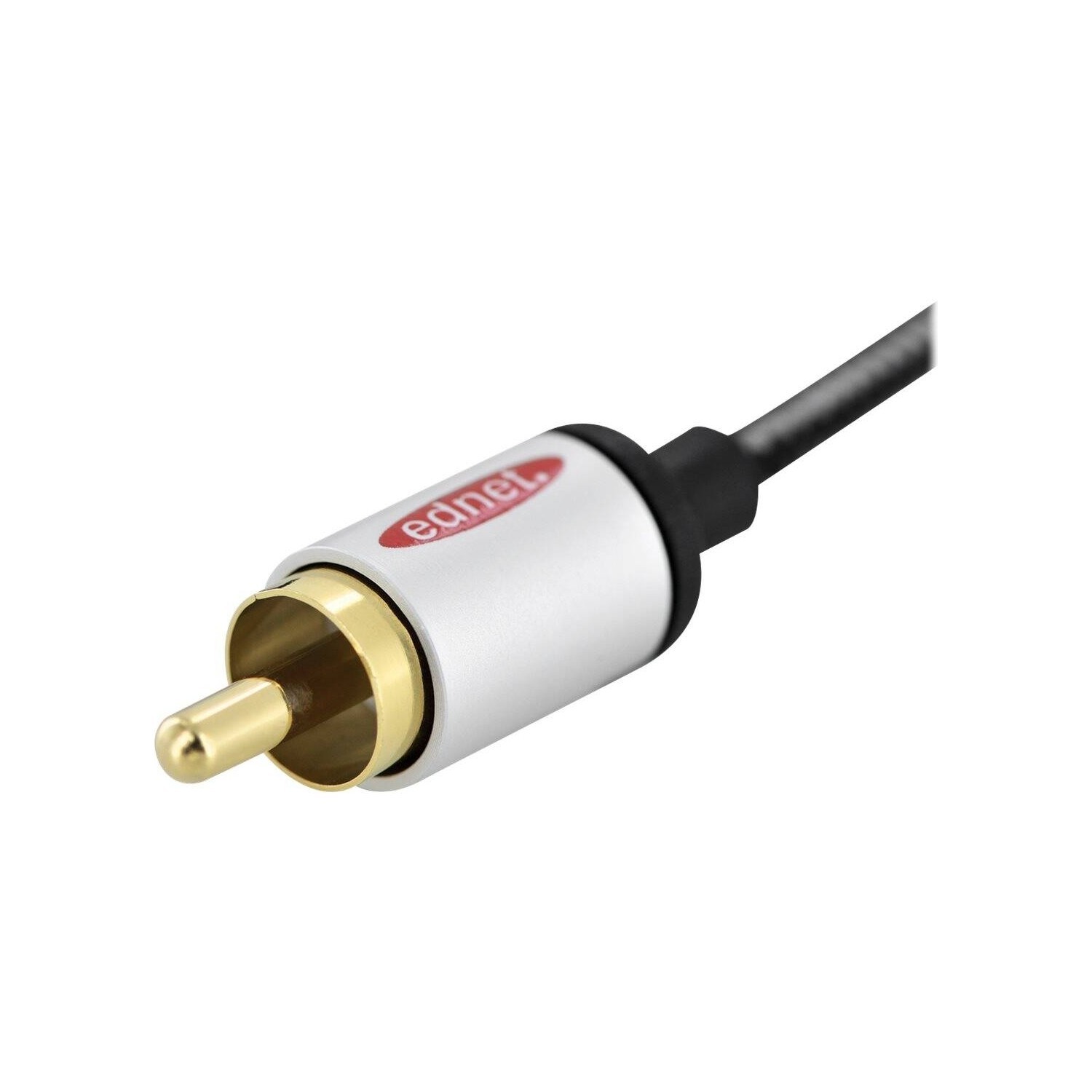 Ednet 84596 Rca Audio/phono 2.5 Metre Siyah Kablo