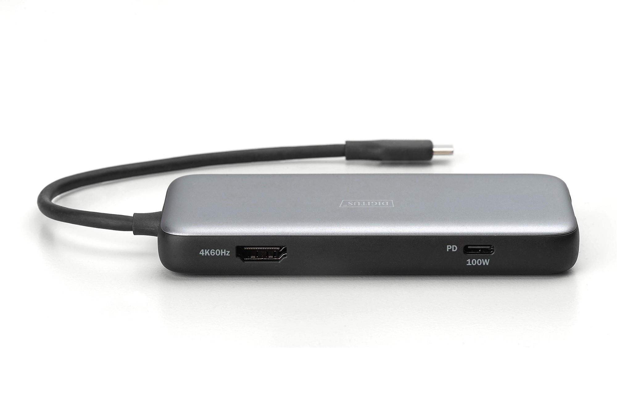 DIGITUS USB-C Docking Statio 3.2 Gen 2 bağlantı noktası (10 Gbit/s),7 Port