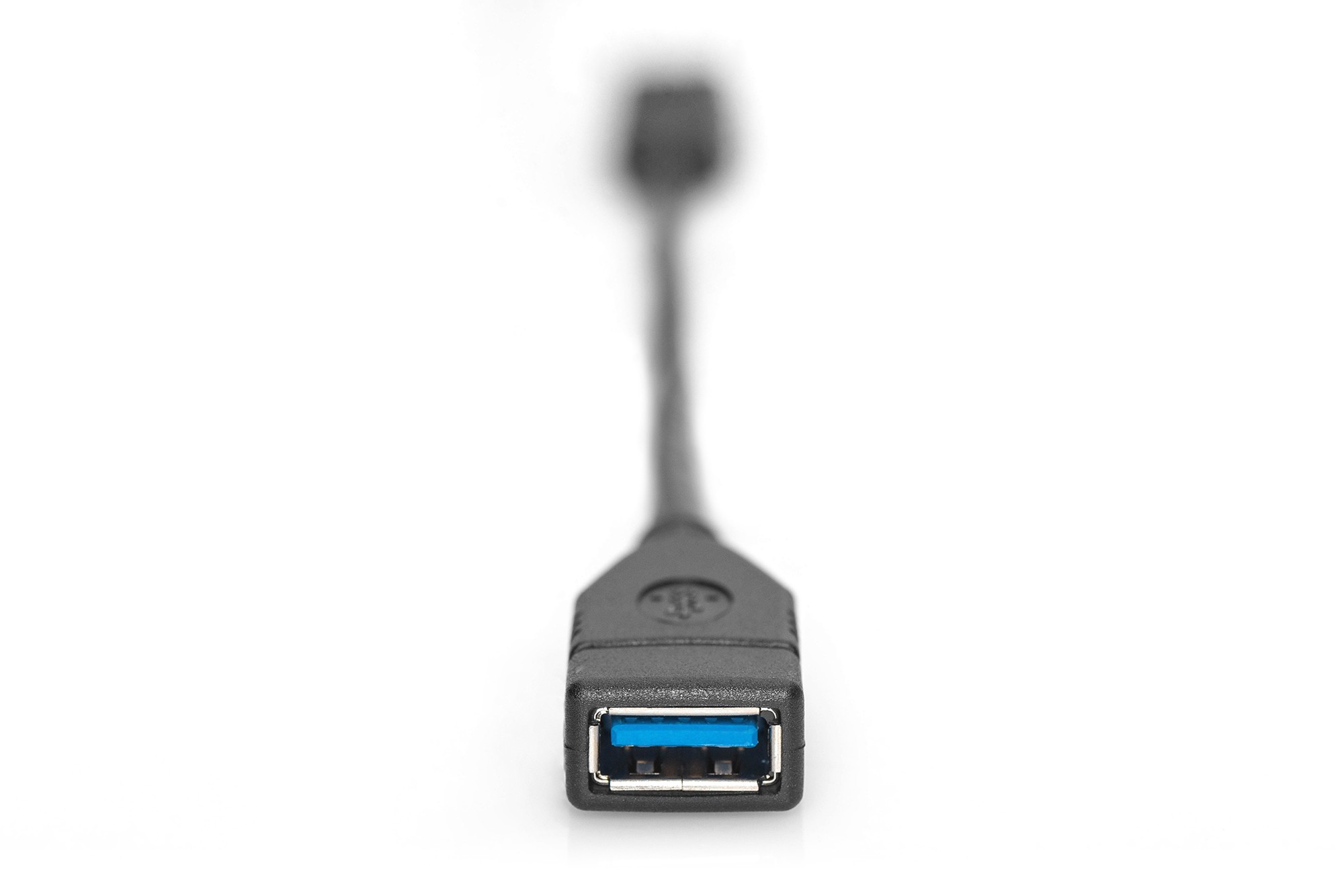 USB Tip-C adaptör kablosu, OTG, Tip-C - A St/Bu, 0.15m, 3A, 5GB, 3.0 sürümü, bw