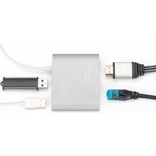 Digitus Usb Type C Hdmı Gigabit Ethernet Multiport Adaptörü