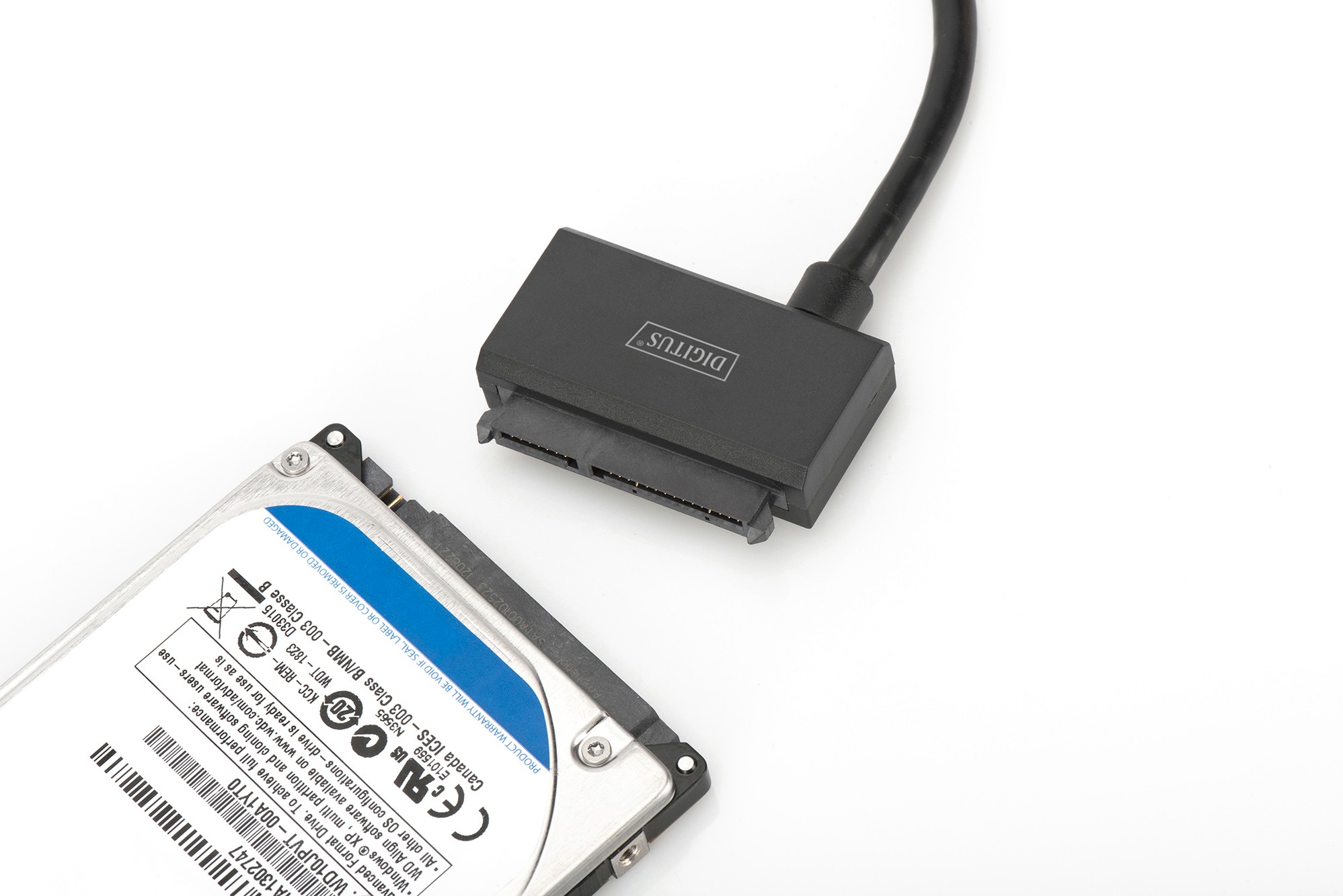 DIGITUS 2,5" SSD/HDD'ler için USB 3.1 Type-C™ - SATA 3 adaptör kablosu